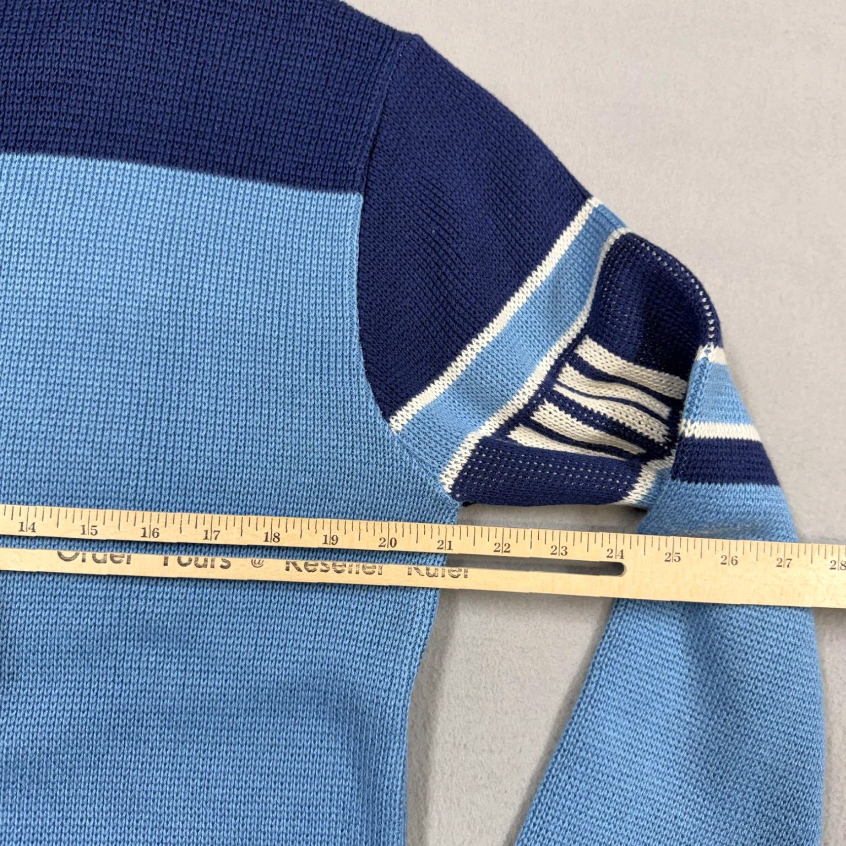 Vintage VINTAGE Scotch Craft Sweater Mens M Blue Knit Crewneck Striped Pullover Winter All Seasons Casual Size US M / EU 48-50 / 2 - 5 Thumbnail
