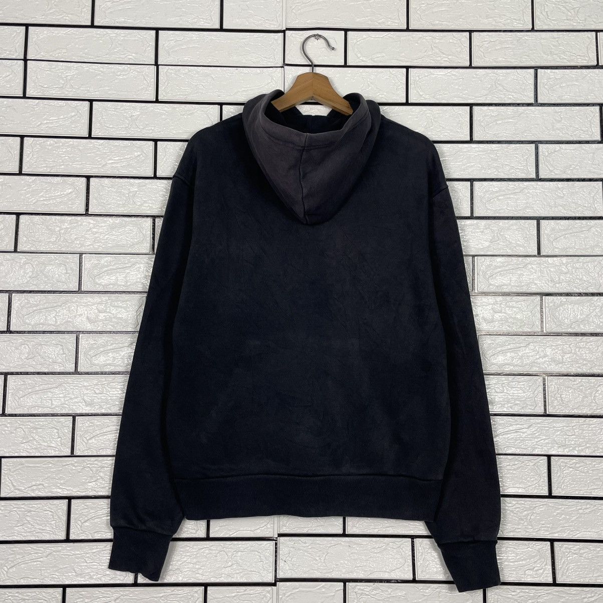 Adidas Adidas Big Logo Black Pullover Hoodie Size US M / EU 48-50 / 2 - 7 Thumbnail