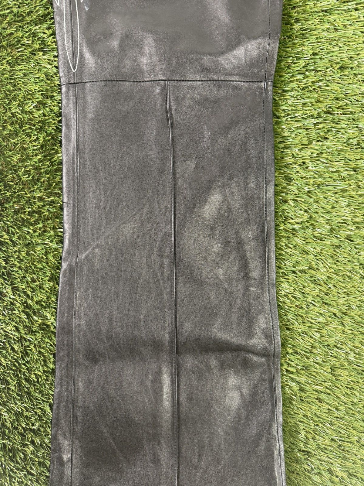 C2H4 C2H4 Black Lambskin Leather Pants Size US 38 / EU 54 - 3 Thumbnail