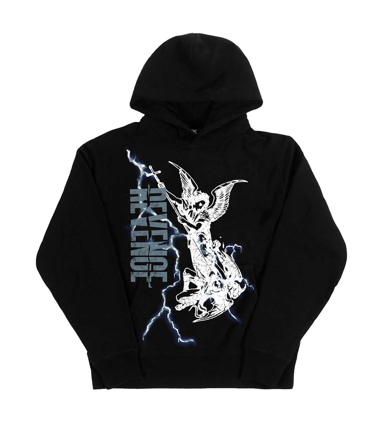 Revenge ARCHANGEL LIGHTNING HOODIE BLACK Size US S / EU 44-46 / 1 - 1 Thumbnail
