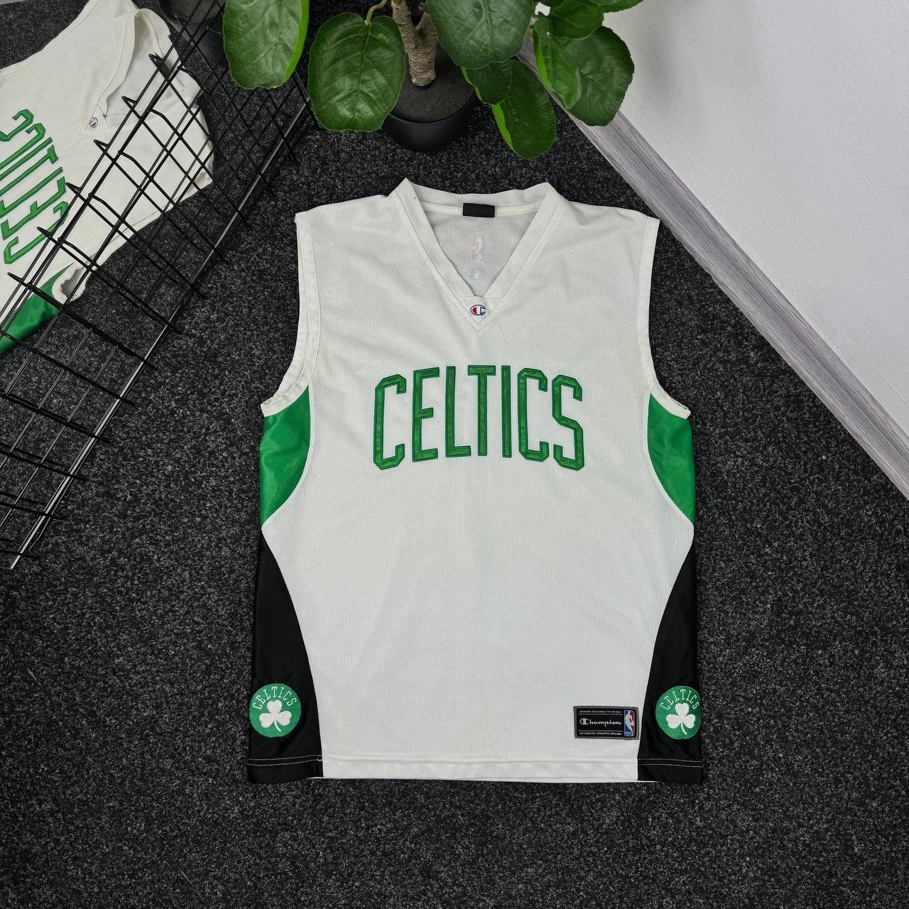 Champion Boston Celtics 90s Champion Vtg NBA Basketball Tee Jersey Size US M / EU 48-50 / 2 - 1 Thumbnail