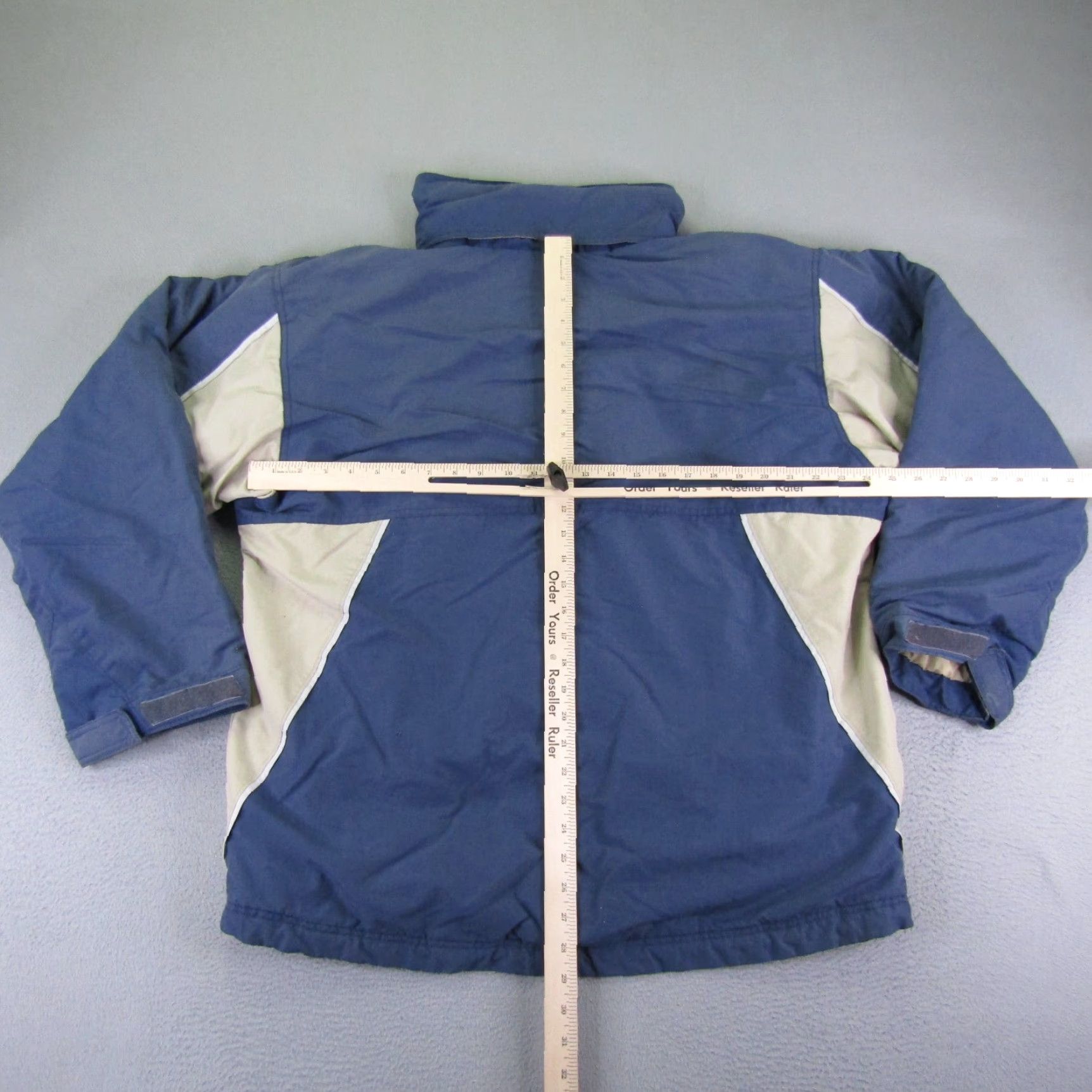Vintage VINTAGE Columbia Jacket Mens Large Blue White Convert Full Zip Up Coat Winter Size US L / EU 52-54 / 3 - 5 Thumbnail