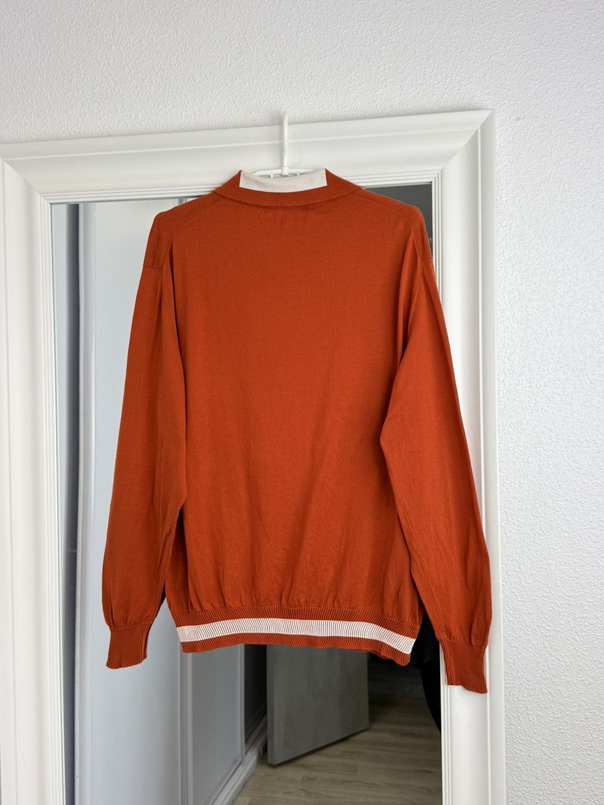 Salvatore Ferragamo Salvatore Ferragamo Sweater Pullover LongSleeve Polo Size: L Size US L / EU 52-54 / 3 - 12 Thumbnail