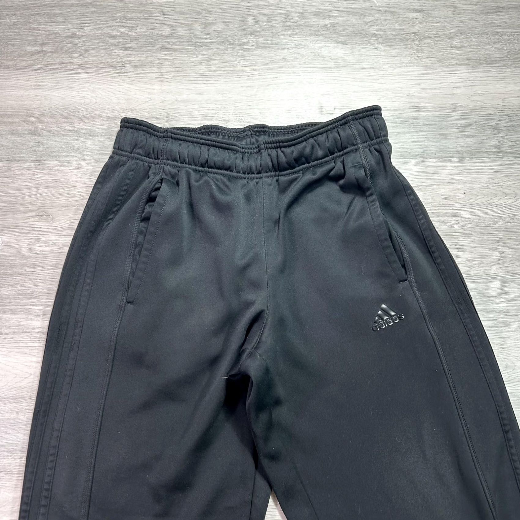Adidas Adidas Climawarm Track Pants Mens Small Black Fleece Lined Athletic M64715 Size US 29 - 3 Thumbnail