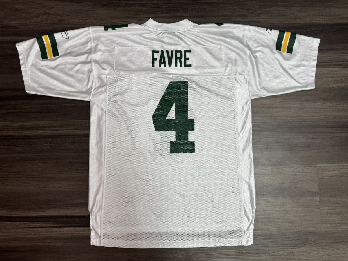 Reebok Brett Favre #4 Green Bay Packers NFL Alternate Away Jersey Size US L / EU 52-54 / 3 - 6 Thumbnail