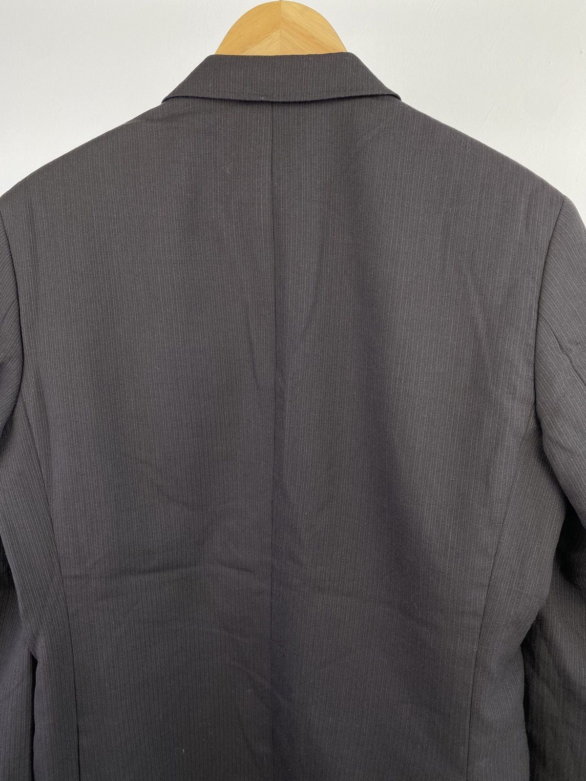 Yohji Yamamoto Vintage 90's Yohji Yamamoto Durban Pinstripe Blazer Jacket Size US M / EU 48-50 / 2 - 6 Thumbnail