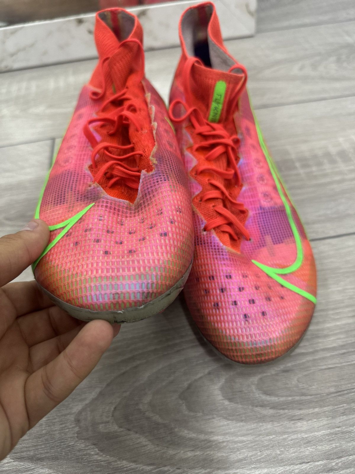 Nike Nike Mercurial Superfly 8 Elite Boots Size US 10.5 / EU 43-44 - 4 Thumbnail