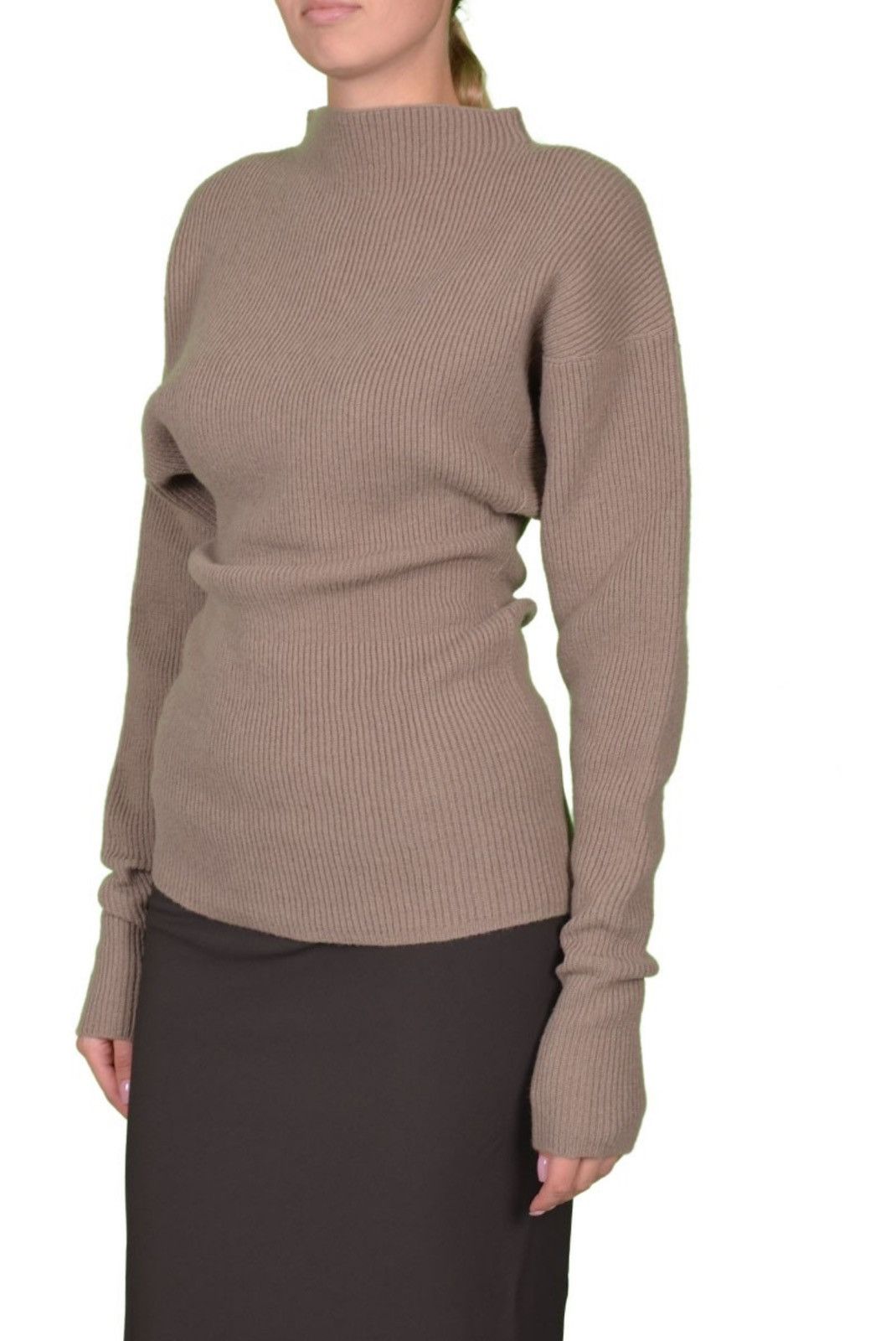 Rick Owens Last Size Rick Owens Knitted Wool Brown Sweater Size S / US 4 / IT 40 - 3 Thumbnail