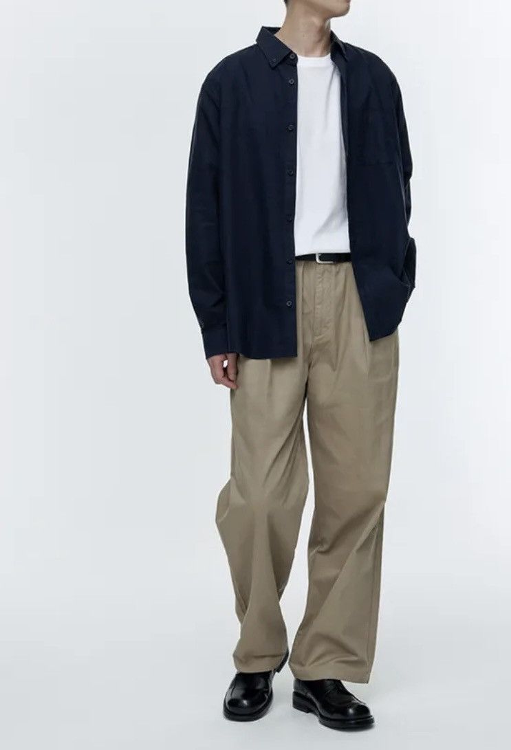 DEPARTMENT5 Department5 Five Two Pleated Wide Pants Beige Size US 33 - 11 Thumbnail