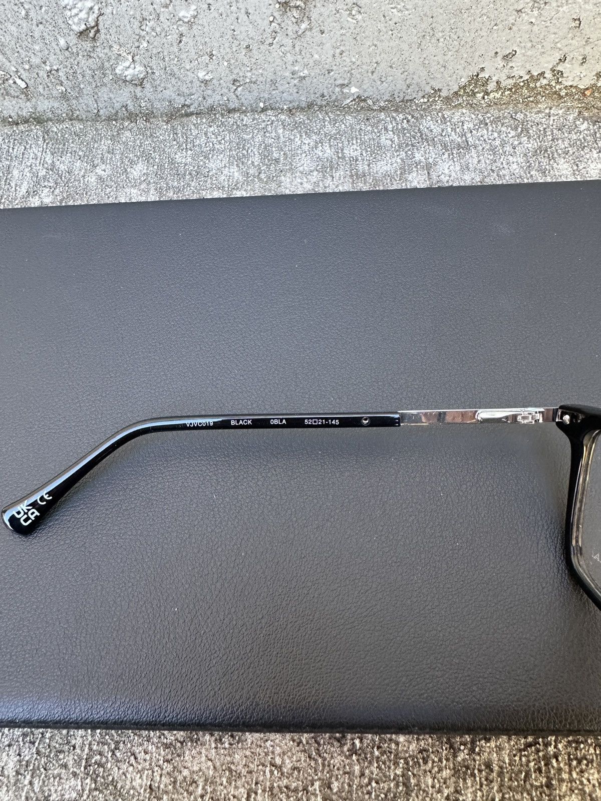 John Varvatos VJVC019 Black Glasses 52-21-145 Size ONE SIZE - 6 Thumbnail