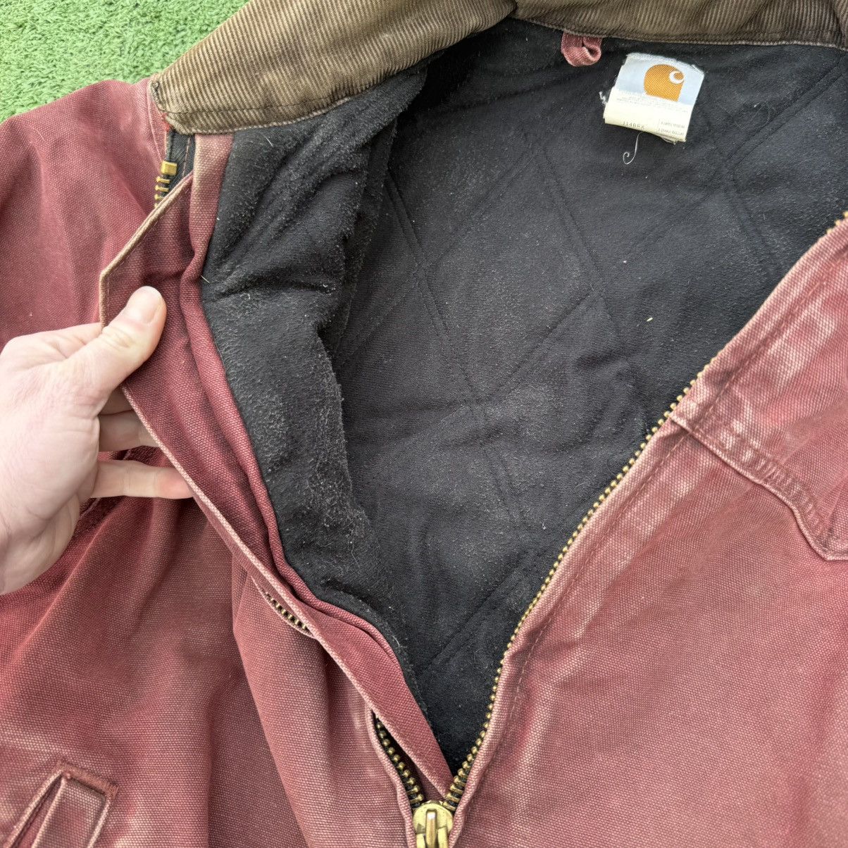 Carhartt Carhartt Men's Vintage Brick Red Santa Fe Jacket Size XL Size US XL / EU 56 / 4 - 5 Thumbnail