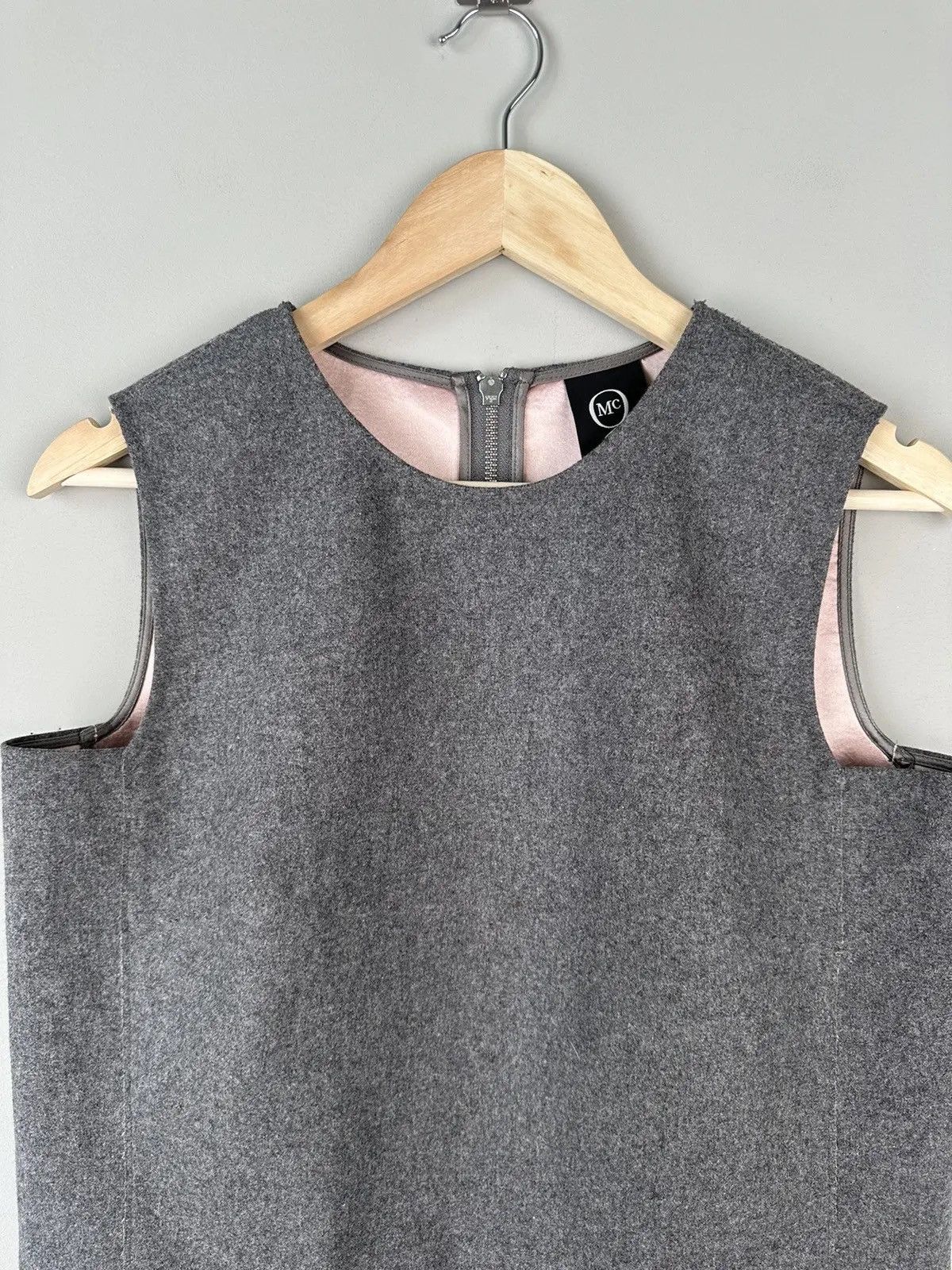 Alexander McQueen Alexander McQueen Zip Blouse Wool Designer Size S / US 4 / IT 40 - 2 Thumbnail