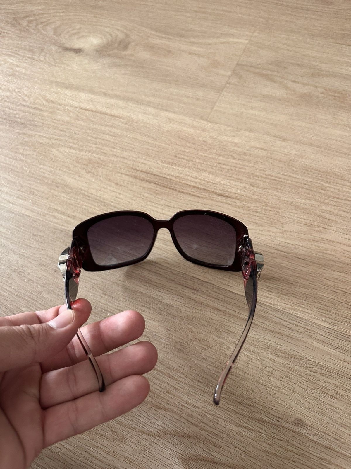 Dolce & Gabbana Dolce & Gabbana Metal DG Big Logo Swarovski Sunglasses Size ONE SIZE - 3 Thumbnail
