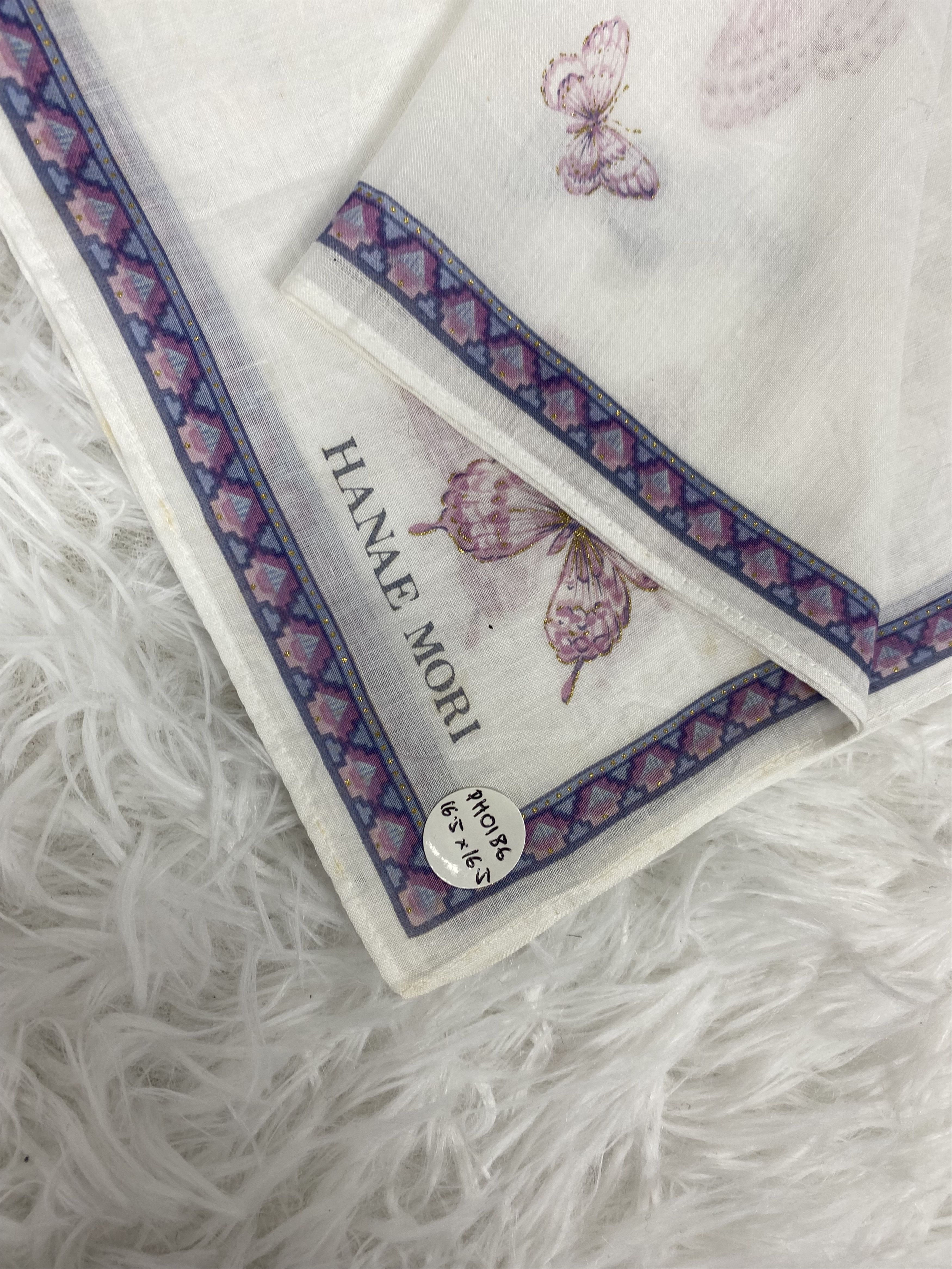 Hanae Mori Vintage Hanae Mori Handkerchief Neckerchief PH0186 Size ONE SIZE - 2 Thumbnail