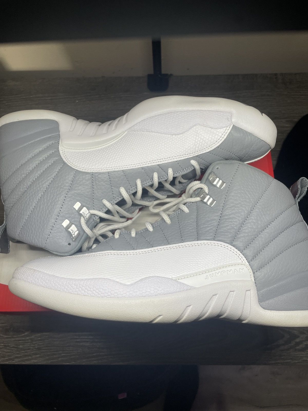 Jordan Brand Jordan 12 Retro Stealth Grey Size US 11.5 / EU 44-45 - 1 Thumbnail