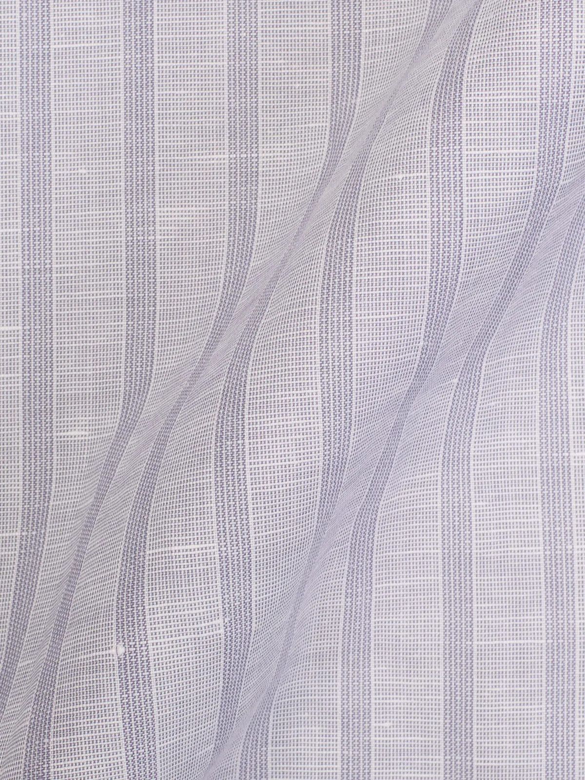 Tom Ford TOM FORD Gray Striped Cotton Dress Shirt EU 42 US 16.5 Size US M / EU 48-50 / 2 - 2 Thumbnail
