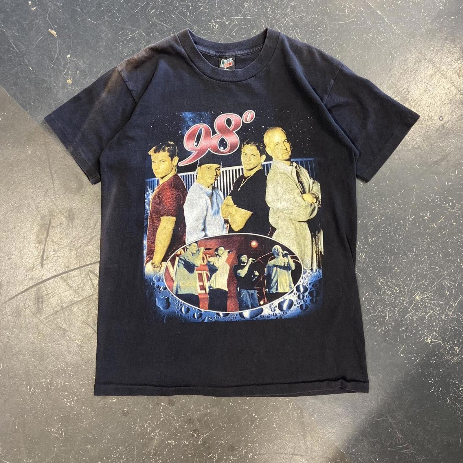 Rap Tees Vintage 98 Degrees Rap Tour Tee Size US M / EU 48-50 / 2 - 1 Thumbnail