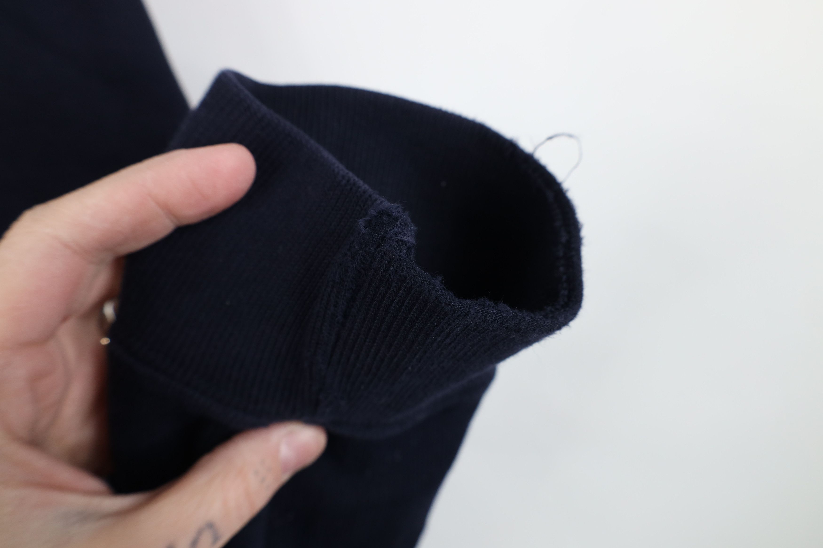 Ralph Lauren Vintage 90s Ralph Lauren Cotton Ribbed Knit Sweater Jacket Size US M / EU 48-50 / 2 - 9 Thumbnail