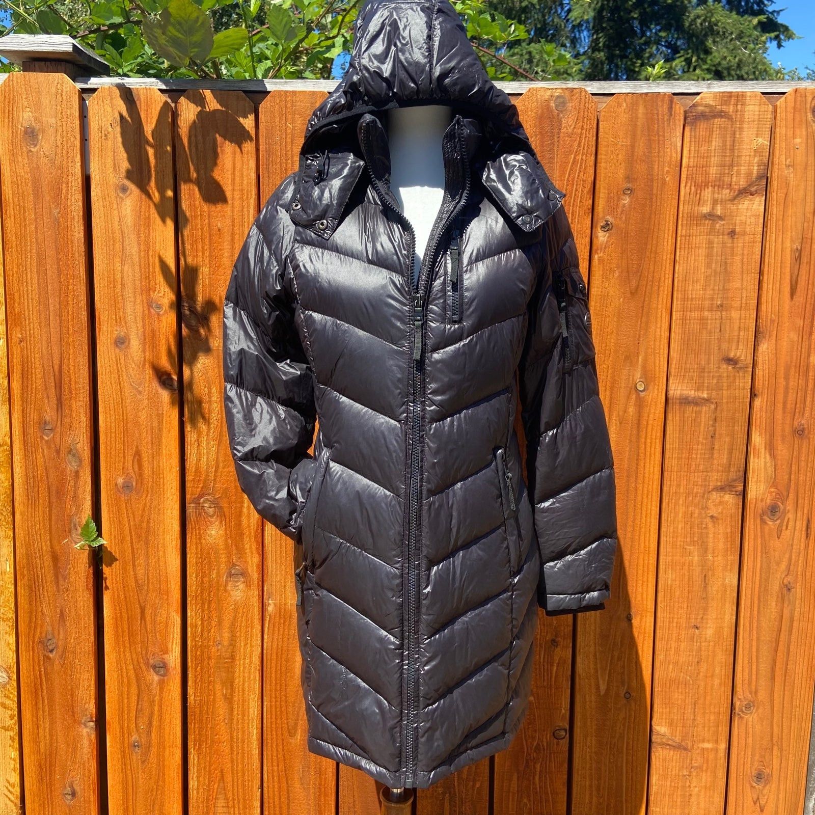 Andrew Marc Andrew Marc Black Packable Down Jacket Size S / US 4 / IT 40 - 1 Thumbnail
