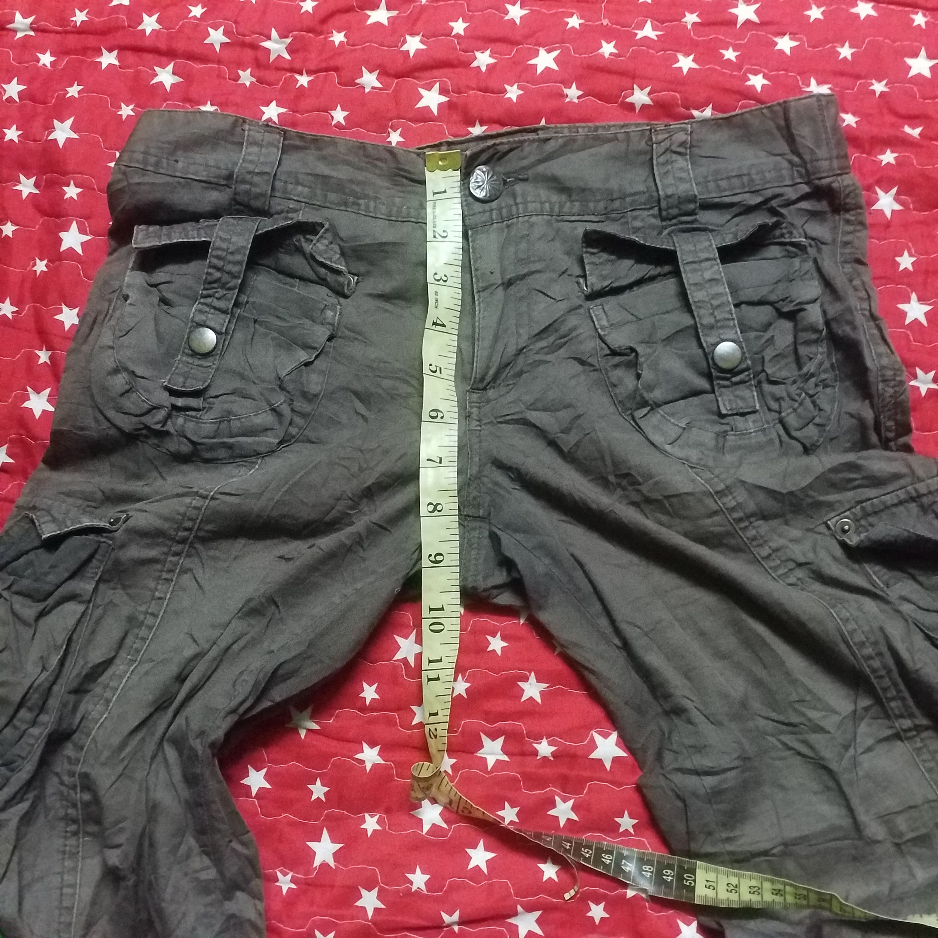 Japanese Brand cargo pant multipocket bondage style can up to 3q leg Size 30" / US 8 / IT 44 - 3 Thumbnail