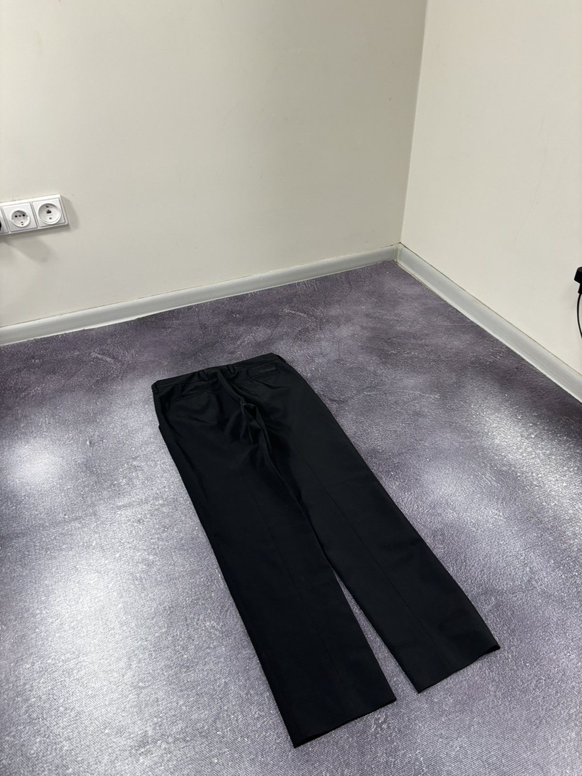 Prada Prada Women’s Black Tab Tailored Luxury Wool Blend Pants Size 28" / US 6 / IT 42 - 12 Thumbnail