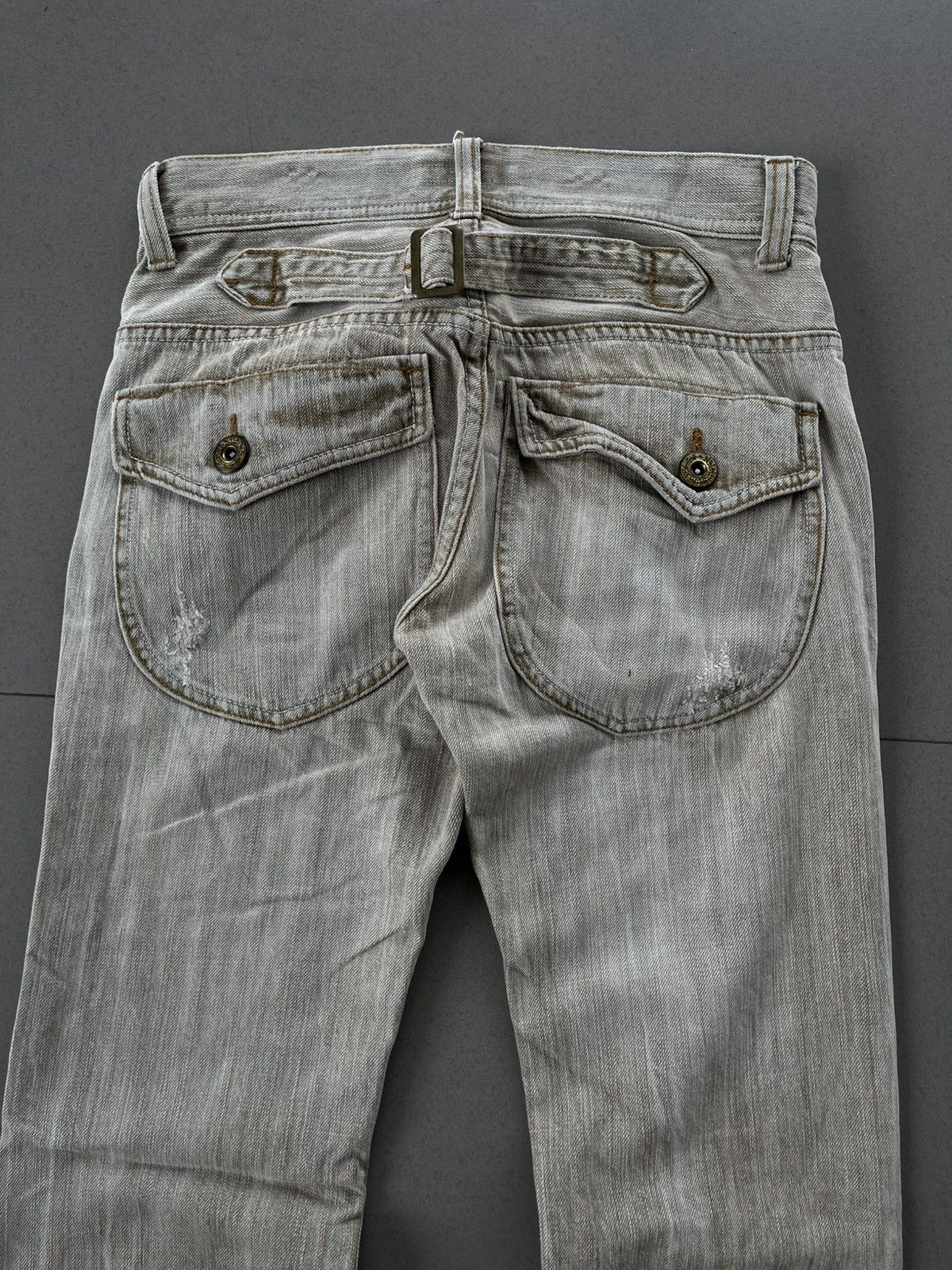 Tornado Mart 2000s JAPANESE ANTI LABEL ZIPPER FLARE BOOT CUT PANTS VKEI Size US 30 / EU 46 - 4 Thumbnail