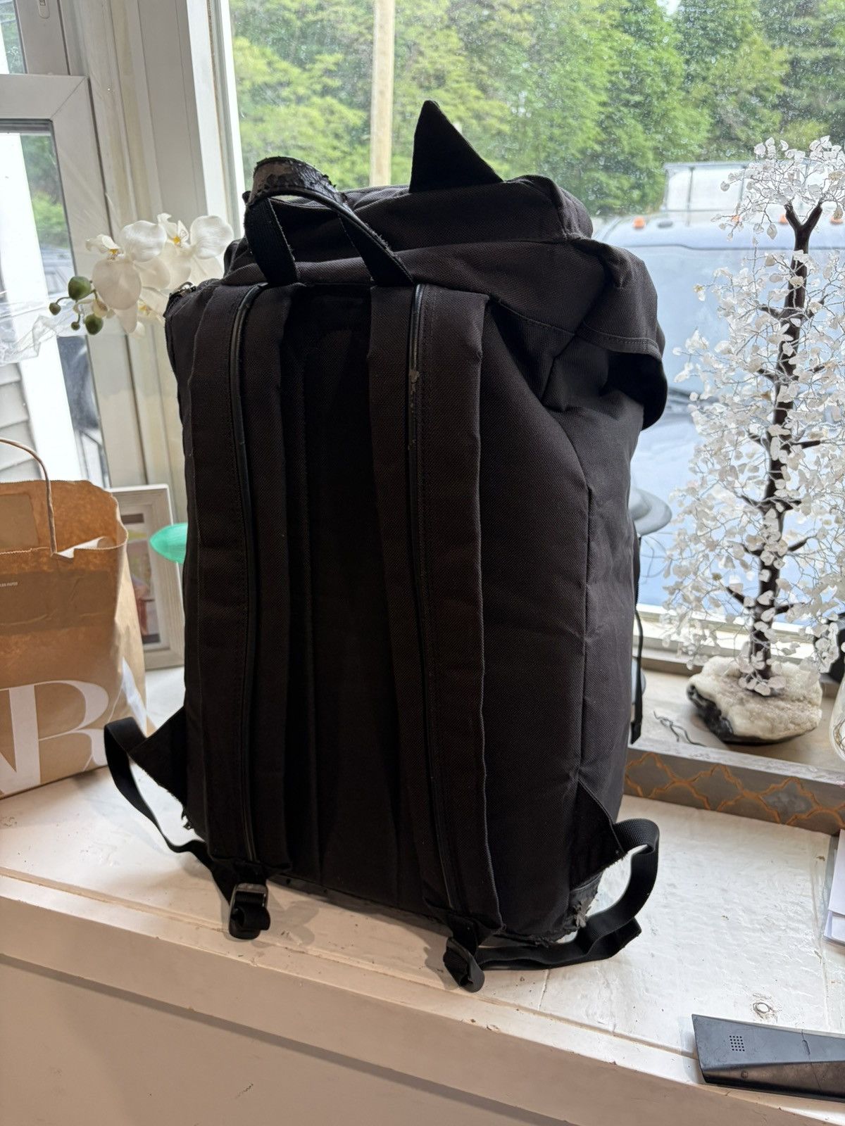 Ne-Net Ne-Net Nya Cat Black Big Rucksack backpack Size ONE SIZE - 9 Thumbnail