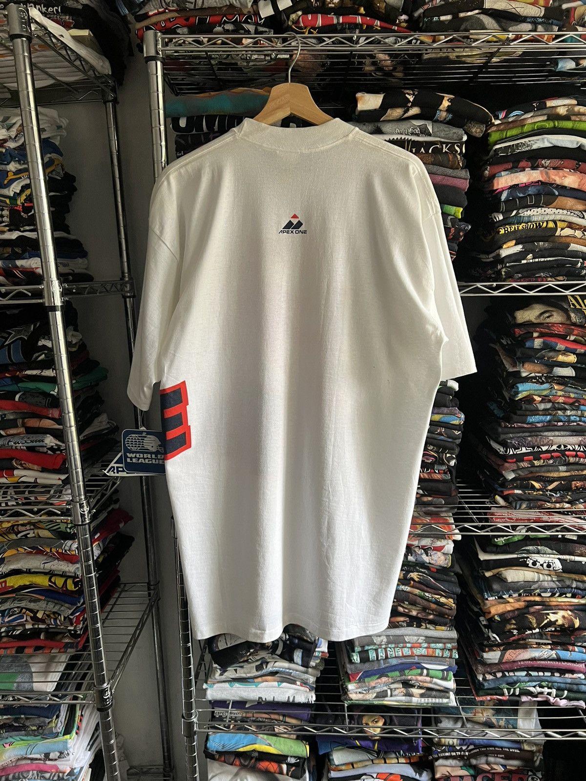 Apex One 90s NFL World League Fire Single Stitch Tee Size US XL / EU 56 / 4 - 2 Thumbnail