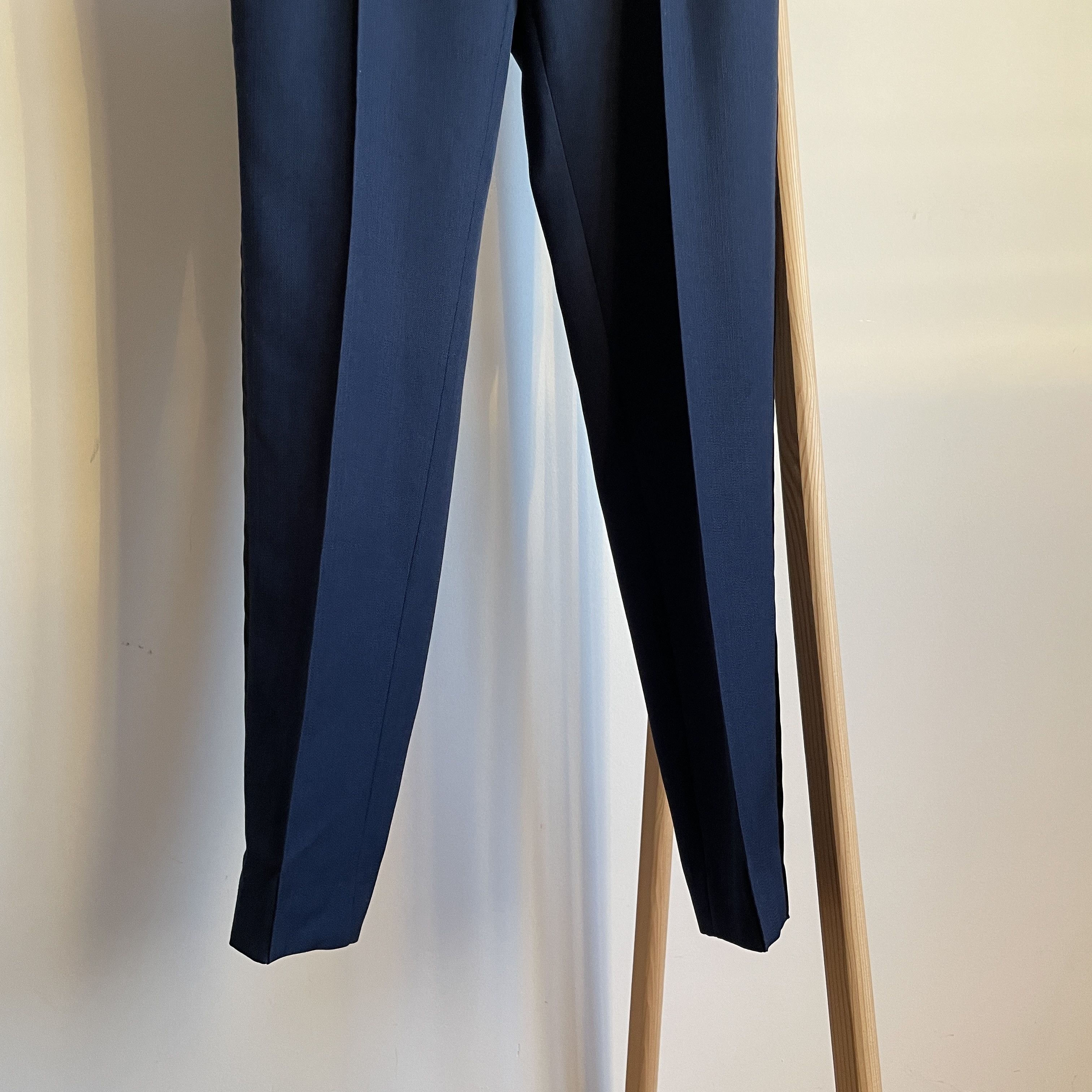 Celine Celine by Phoebe Philo Womens Tuxedo Wool Dress Trousers Size 24" / US 00 / IT 34 - 5 Thumbnail