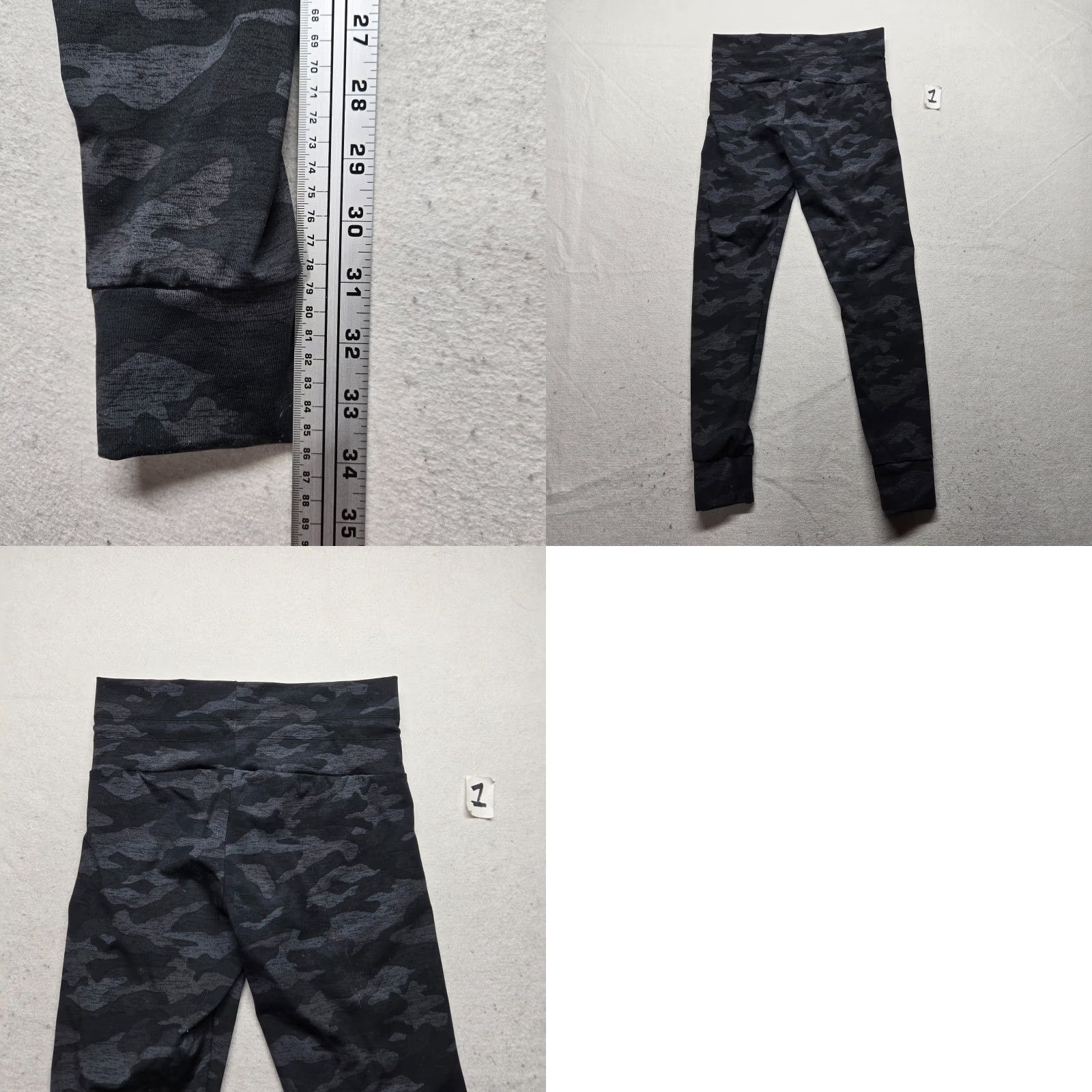 Vintage No Boundaries No Boundaries Black Camo Activewear Jogger Pants Drawstring Adult Women's S/M Size 32" / US 10 / IT 46 - 8 Thumbnail