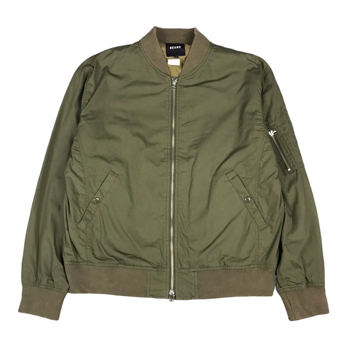 Beams Plus × Japanese Brand BEAMS BOMBER MILITARY STYLE JAPAN JACKET Size US M / EU 48-50 / 2 - 1 Thumbnail