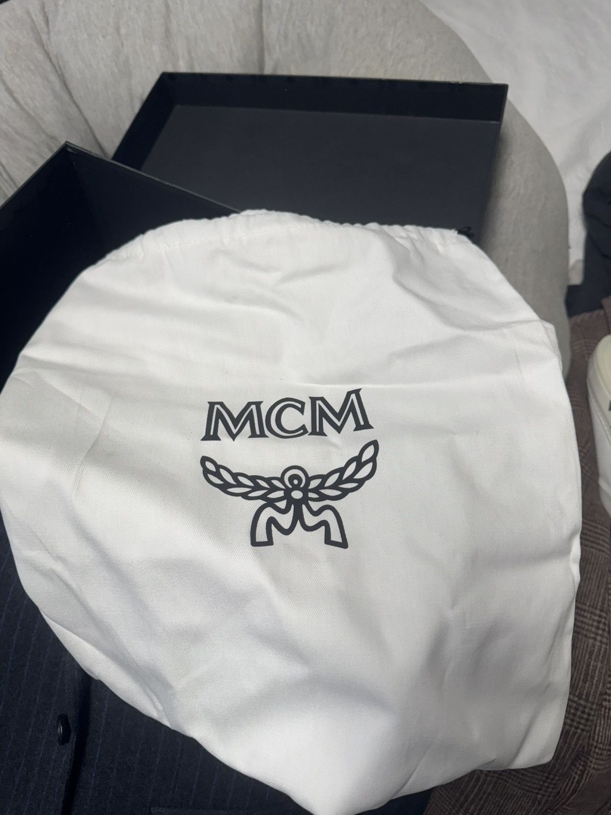 MCM White mcm sneaker brand new with dust bag Size US 12 / EU 45 - 9 Thumbnail
