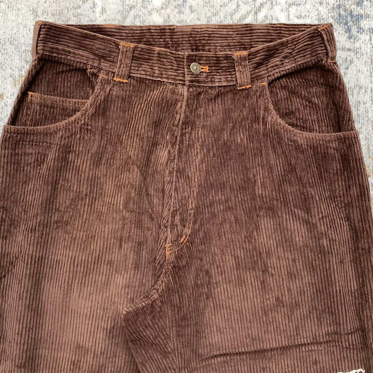 JNCO × Vintage 2000s Busy Boys Baggy Big Pocket Loose Corduroy Pants Size US 34 / EU 50 - 3 Thumbnail
