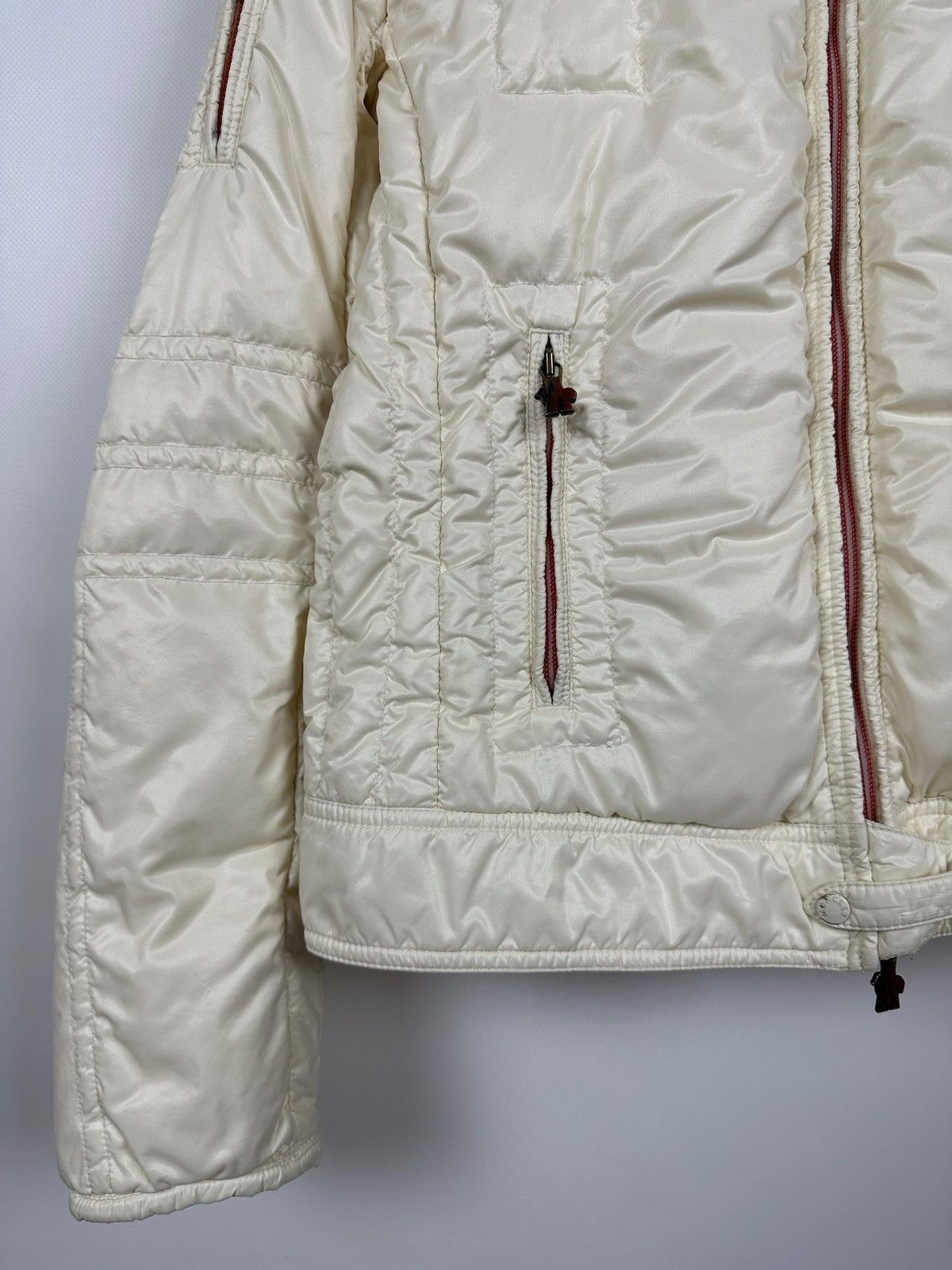 Moncler Moncler Grenoble Light Beige Zip Up Down Puffer Jacket Size XL / US 12-14 / IT 48-50 - 7 Thumbnail