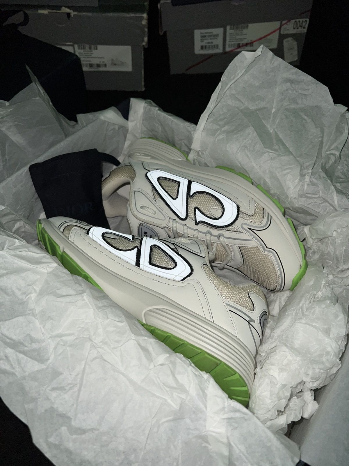 Dior Christian Dior B30 “Lime Bottom” Size US 10 / EU 43 - 2 Thumbnail