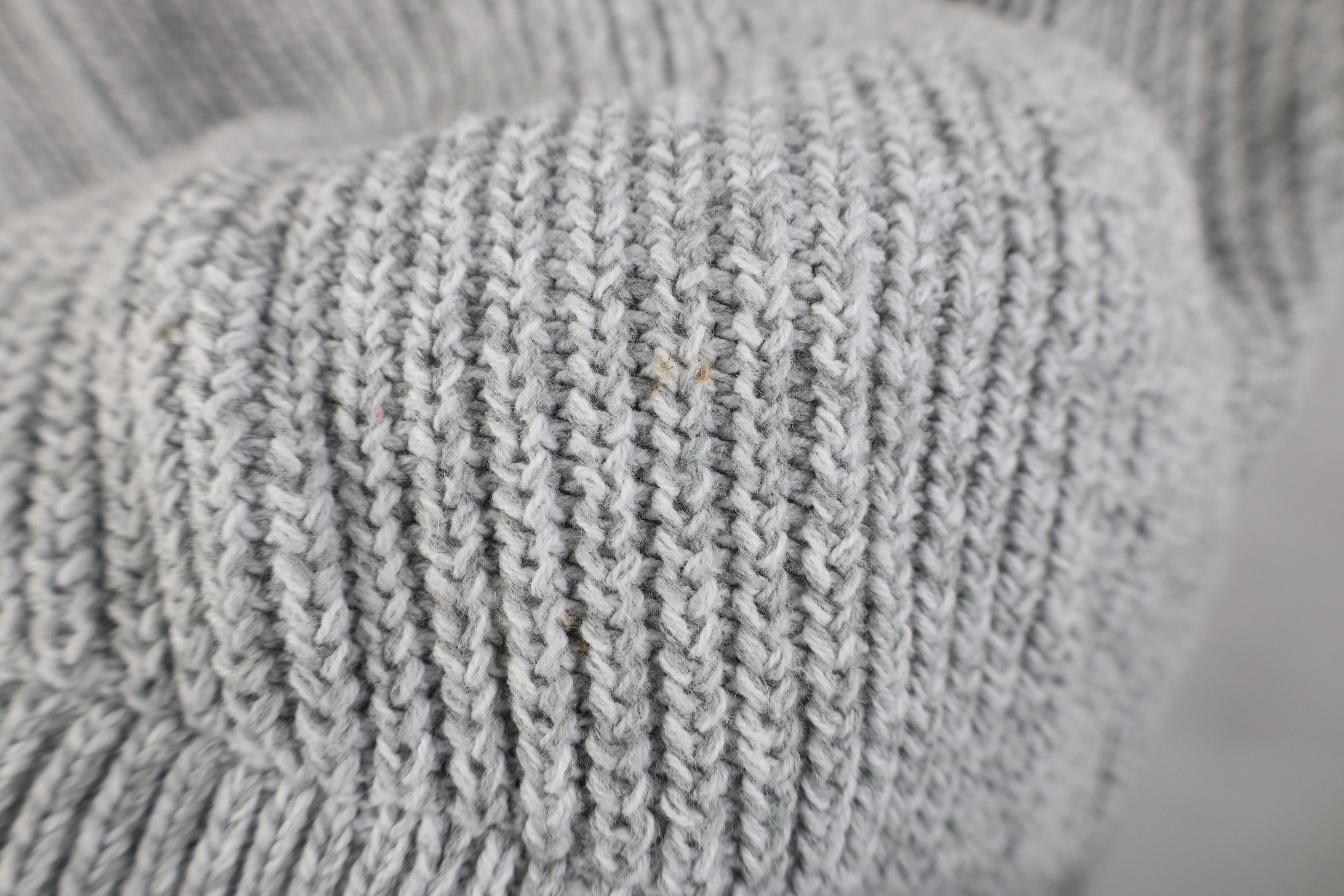 Abercrombie & Fitch Vintage 90s Y2K Abercrombie & Fitch Ribbed Knit Sweater Gray Size L / US 10 / IT 46 - 6 Thumbnail