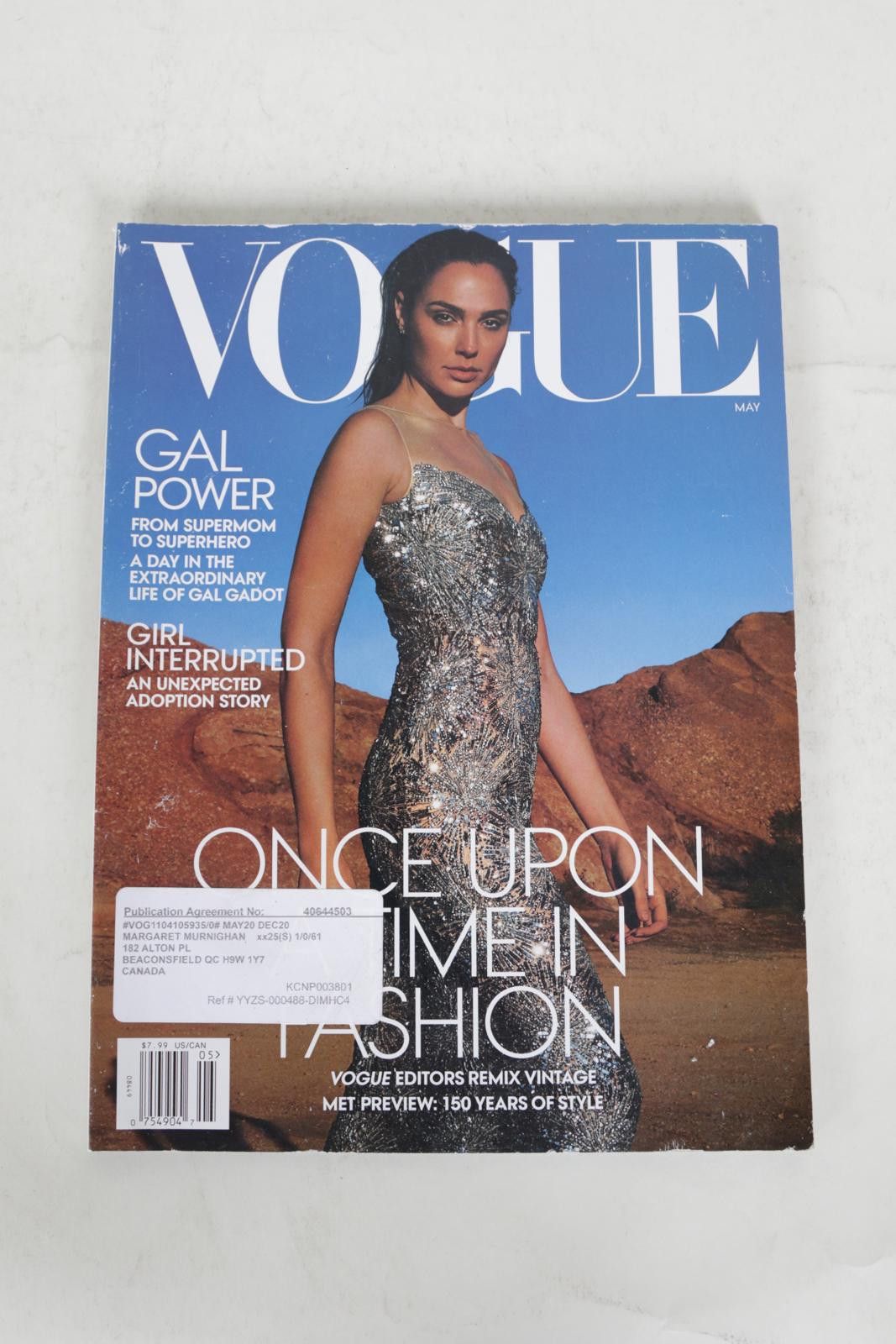 Vogue 2020's Vogue May Once Upon A Time In Fashion Magazine Size ONE SIZE - 1 Thumbnail