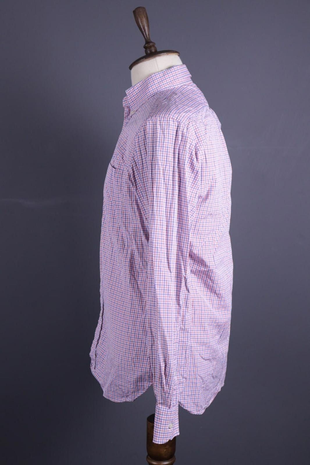 Designer Boggi Milano 2/100' Doppio Ritorto Down Shirt Size 41 / 16 Size US M / EU 48-50 / 2 - 6 Thumbnail