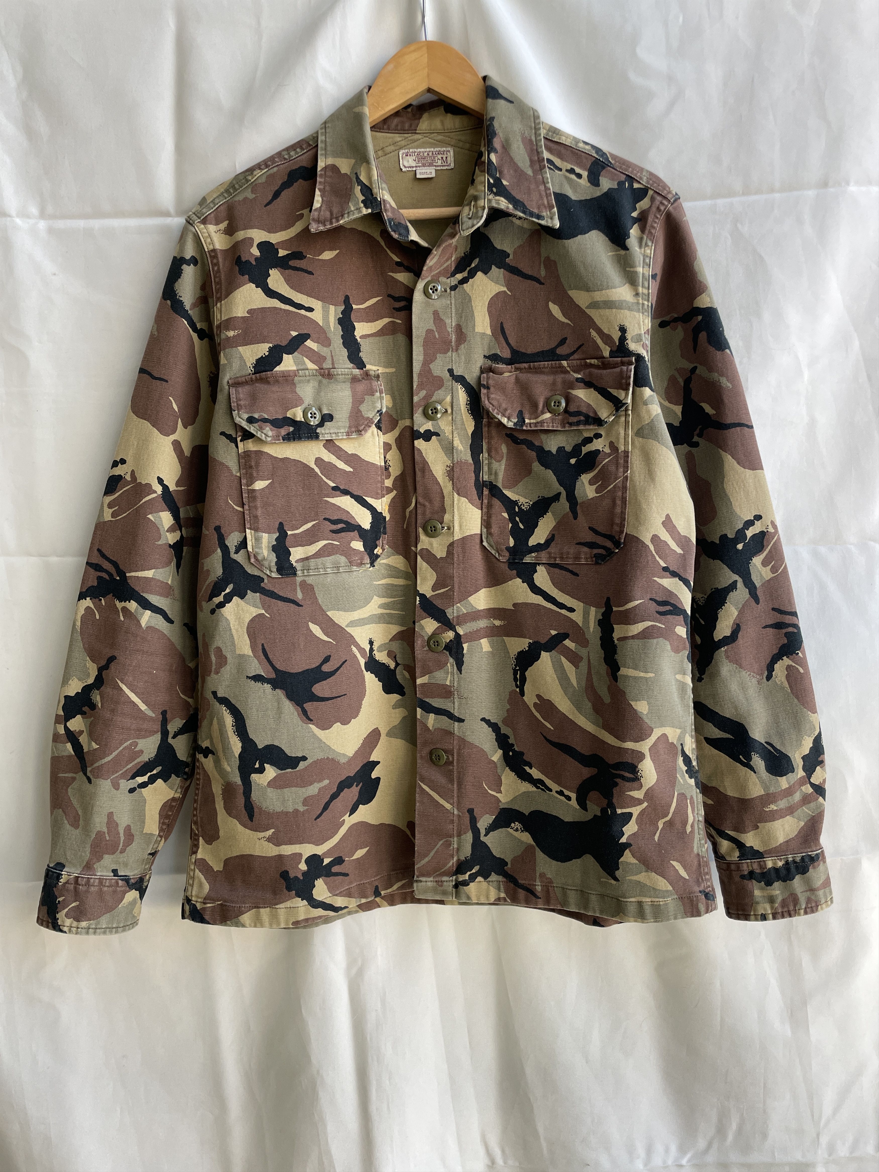 Wallace & Barnes Wallace & Barnes J Crew Camo Military Overshirt Jacket Size US M / EU 48-50 / 2 - 1 Thumbnail