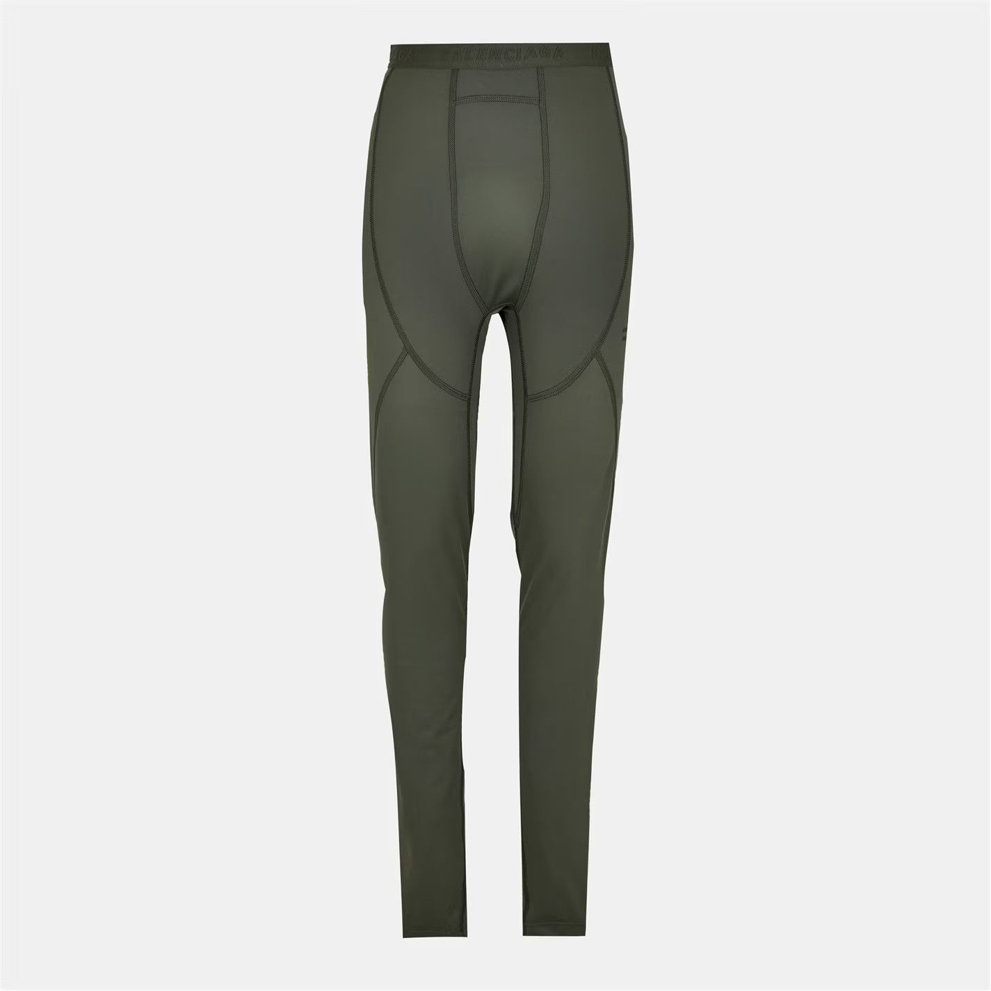 Balenciaga o1g2r1mq0226 Second-Skin Fit Leggings In Khaki Size US 28 / EU 44 - 1 Thumbnail