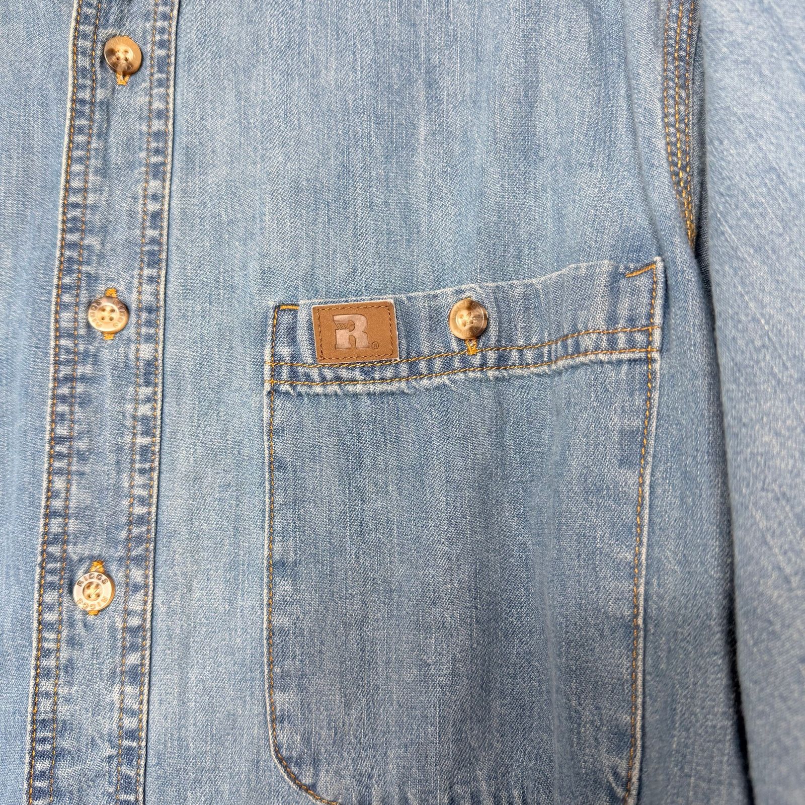 Wrangler Wrangler Riggs Workwear Denim Utility Shirt Large Workwear Size US L / EU 52-54 / 3 - 4 Thumbnail