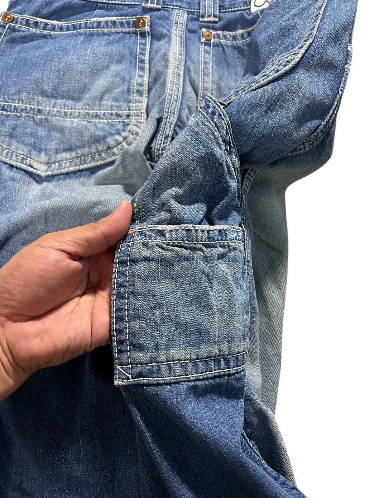 If Six Was Nine × Johnbull × KOJIMA GENES Vintage John Bull Worker Denim Pants Very Rare Size 28" / US 6 / IT 42 - 13 Thumbnail