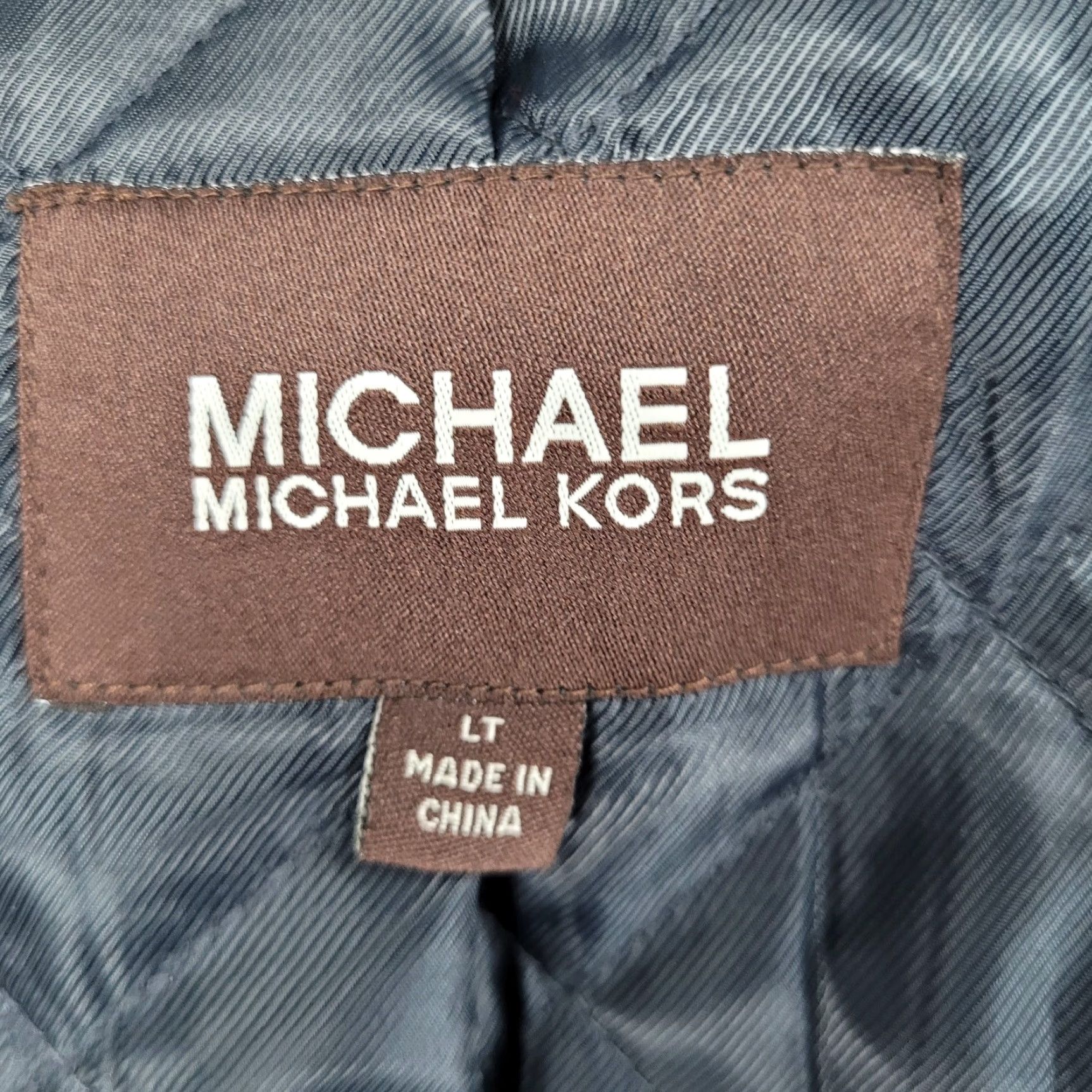 Michael Kors Michael Kors Mens Coat LT Black Wool Blend Insulated Quilted Lining Buttoned Size US L / EU 52-54 / 3 - 3 Thumbnail