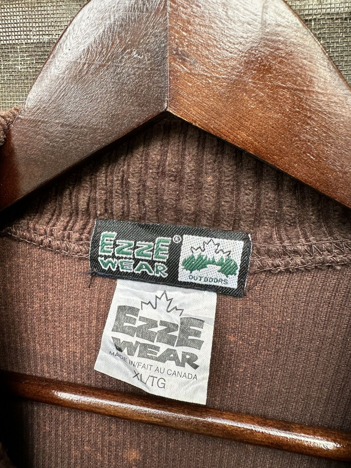Vintage VTG THRASHED EZZE WEAR BROWN CORDUROY PAINT SPLATTER JACKET Size US XL / EU 56 / 4 - 14 Thumbnail