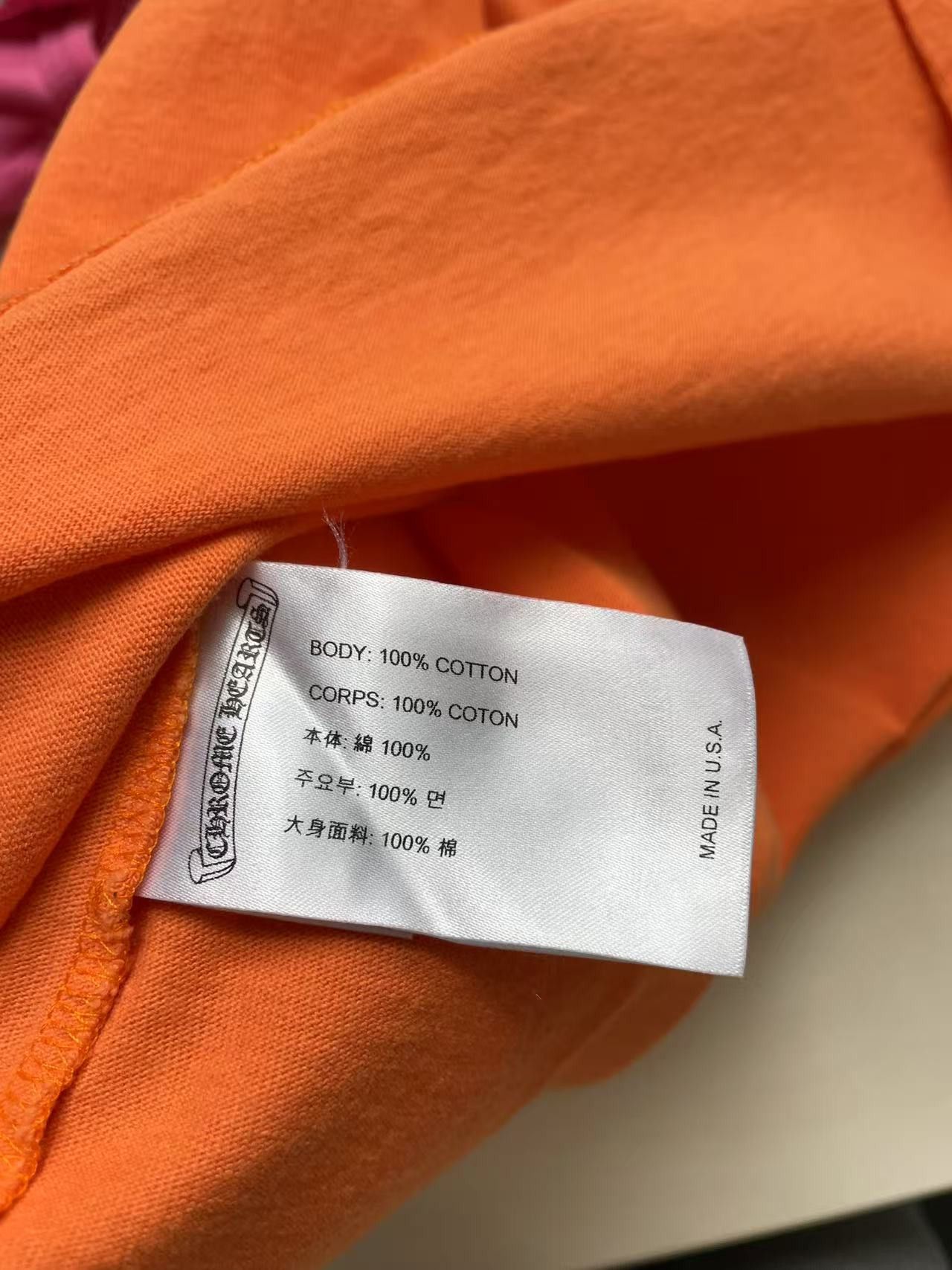 Chrome Hearts Chrome Hearts Matty Boy Orange Link Short Sleeve T-Shirt Tee Size US M / EU 48-50 / 2 - 7 Thumbnail