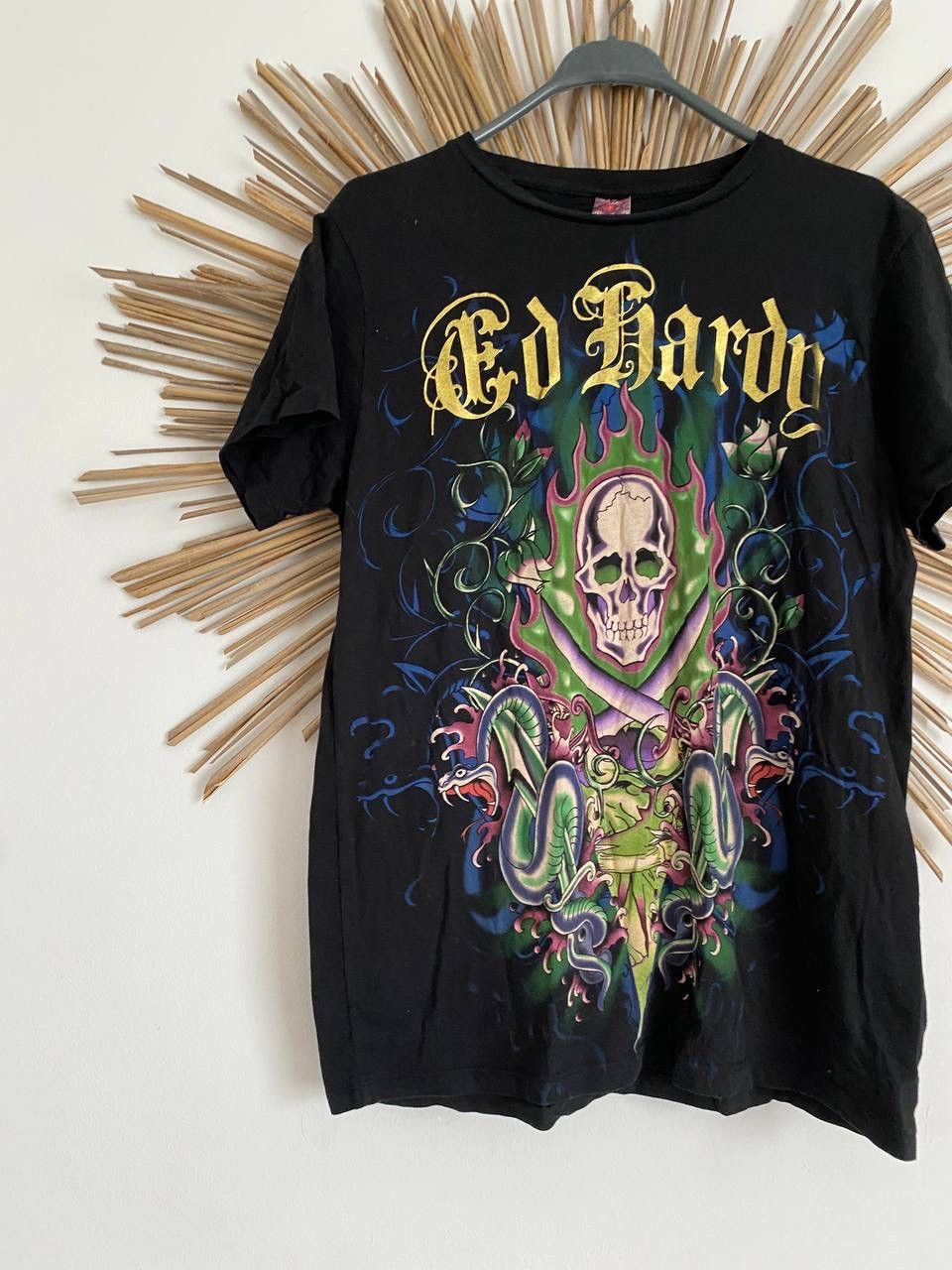 Ed Hardy ED HARDY BY CHRISTIAN AUDIGIER SKULL PRINT GRAPHIC T-SHIRT Size US M / EU 48-50 / 2 - 3 Thumbnail