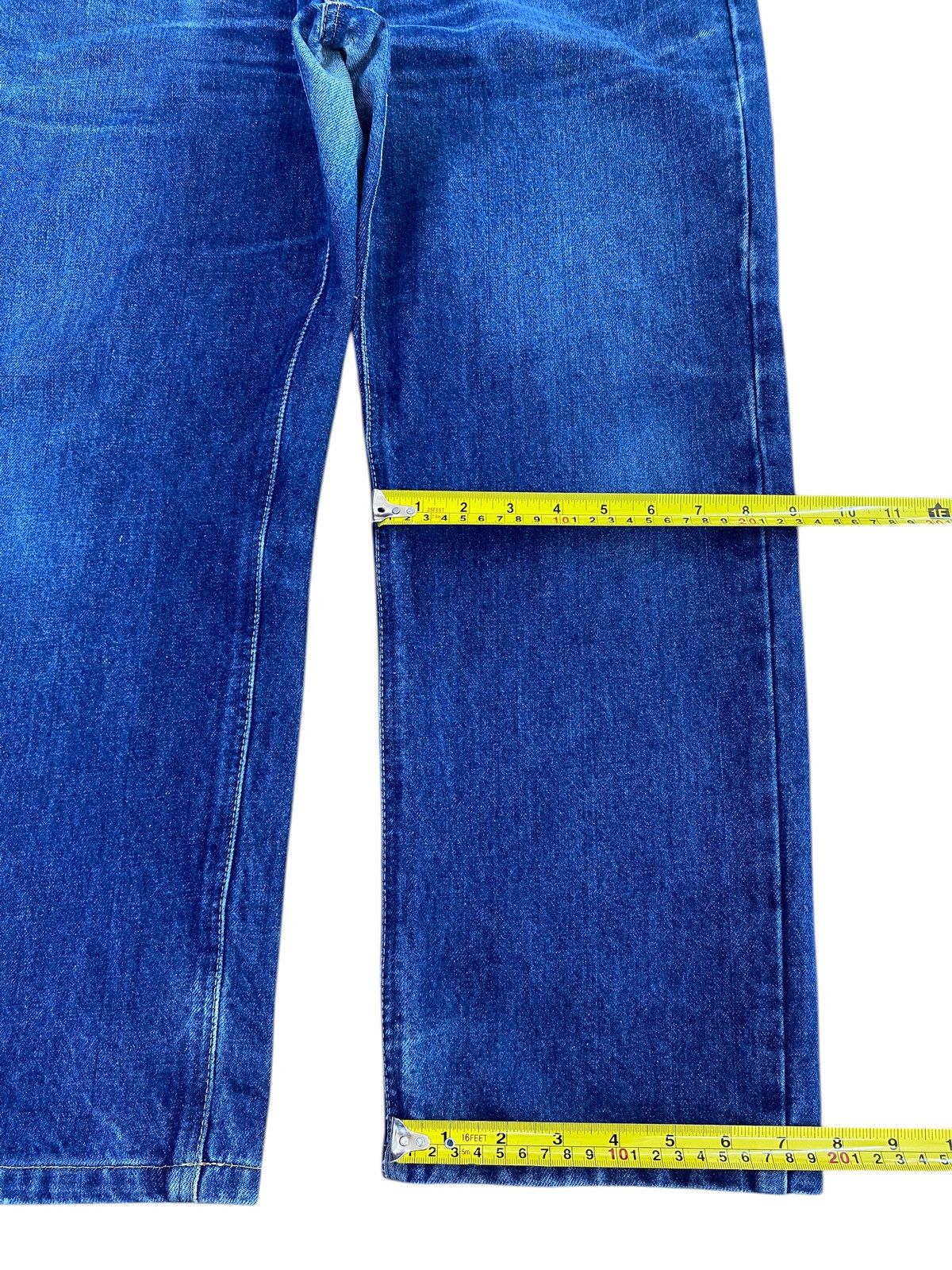 Lee Lee Whiskers Dark Wash Style Straight Cut Jeans Size US 34 / EU 50 - 7 Thumbnail