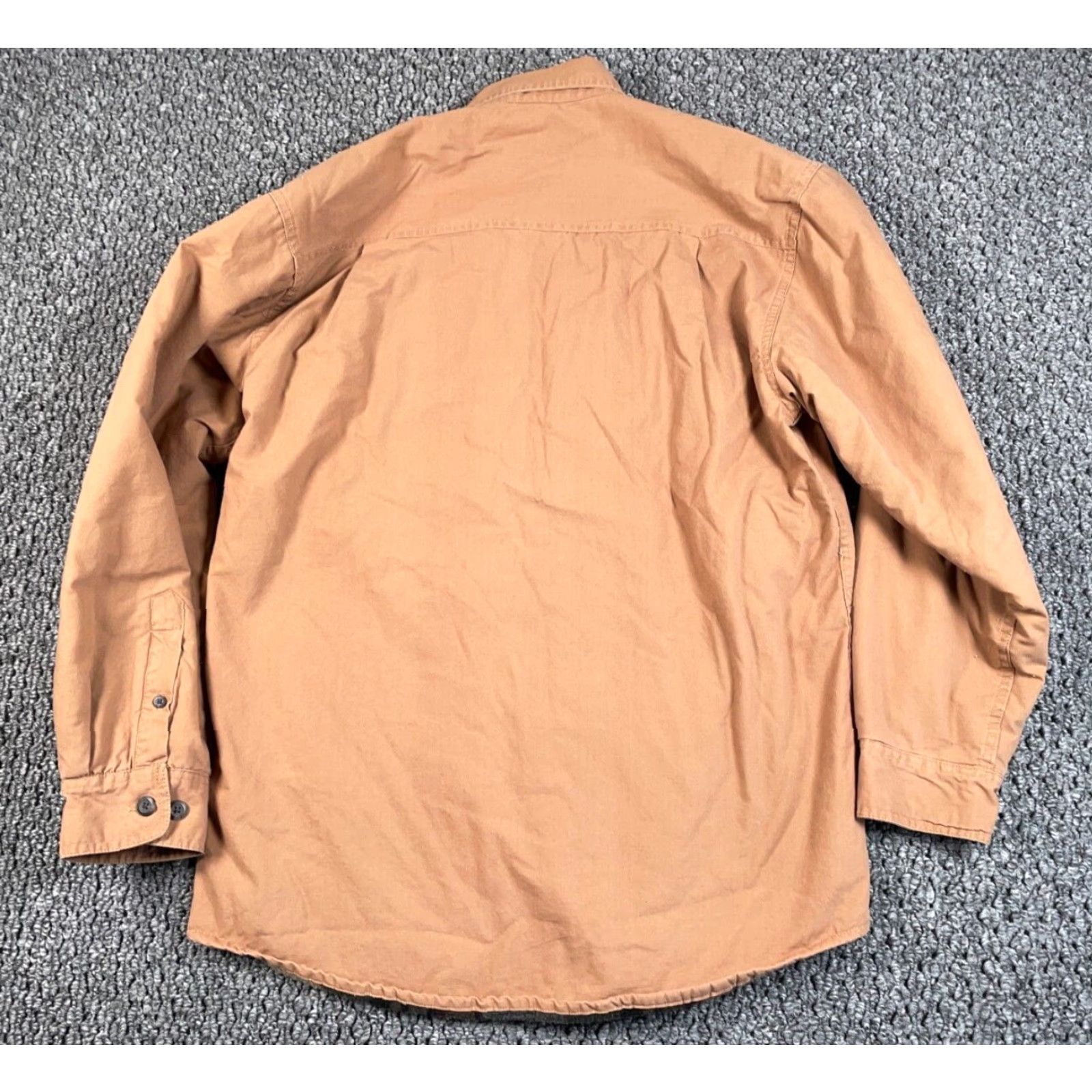 Route 66 Workwear Fleece Lined Shirt Jacket Adult Medium Tan Brown Shacket Plaid Lining Size US M / EU 48-50 / 2 - 2 Thumbnail