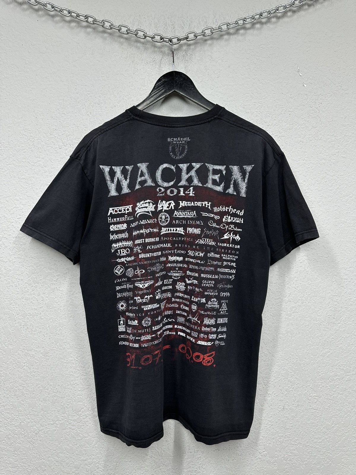 Fruit Of The Loom Wacken BLACK STAGE 2007 Festival T-Shirt WOA Dimmu Borgir Size US L / EU 52-54 / 3 - 9 Thumbnail