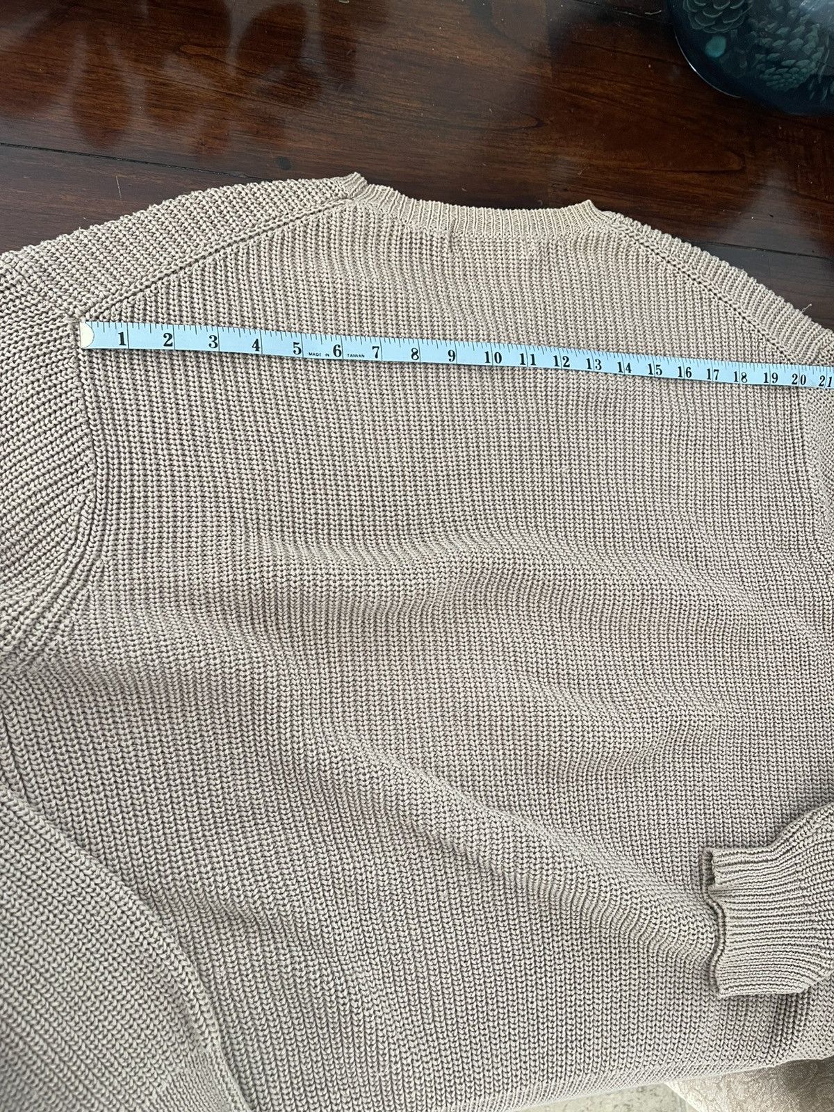 Comme des Garcons SHIRT × Supreme Supreme x CDG Knit Sweater Tan Size US L / EU 52-54 / 3 - 9 Thumbnail